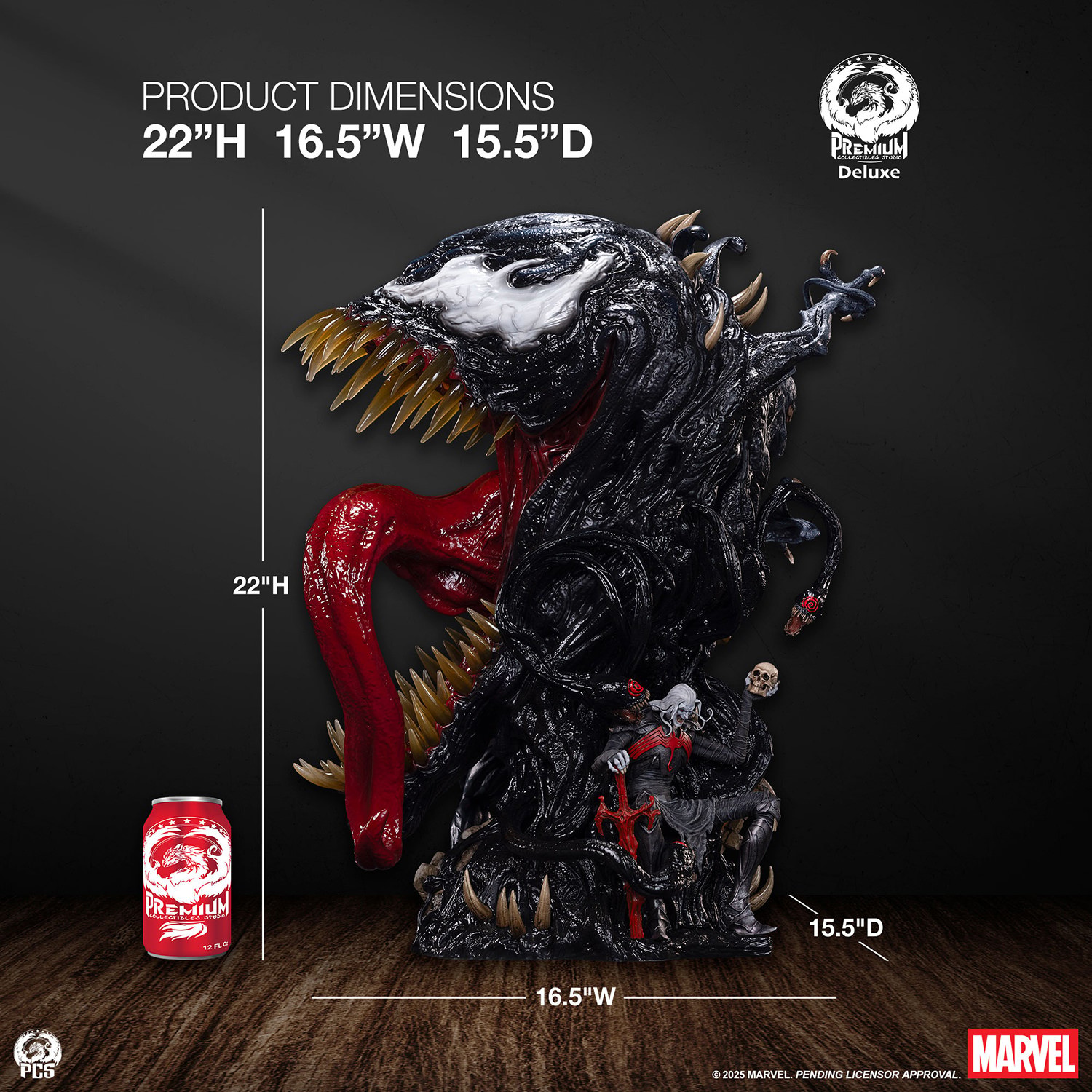 Marvel Venom (Deluxe Edition) Fine Art Bust  (Prototype Shown) View 2