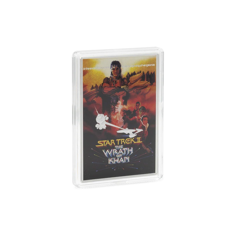 Star Trek Star Trek II: The Wrath of Khan Movie Poster Silver Collectible  (Prototype Shown) View 3