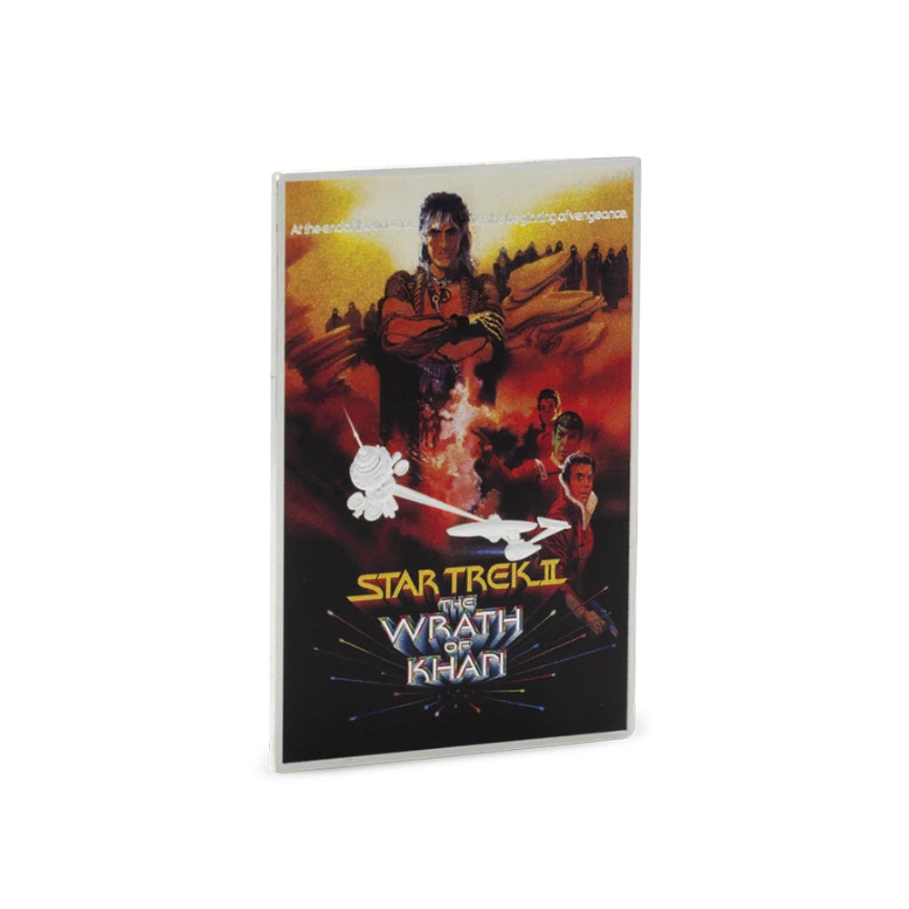 Star Trek Star Trek II: The Wrath of Khan Movie Poster Silver Collectible  (Prototype Shown) View 7