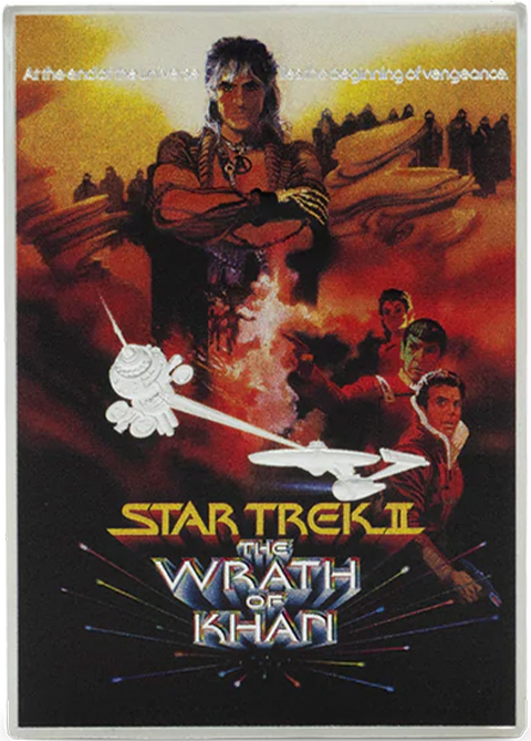 Star Trek Star Trek II: The Wrath of Khan Movie Poster Silver Collectible  (Prototype Shown) View 8