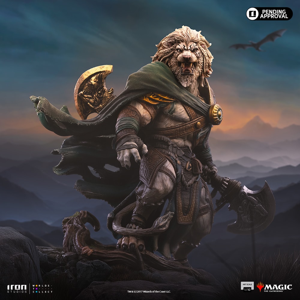 Magic: The Gathering Ajani Goldmane 1:10 Scale Statue  (Prototype Shown) View 1