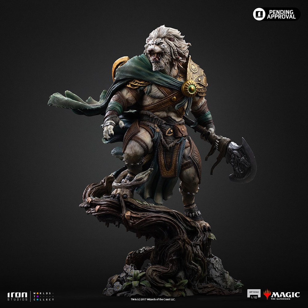 Magic: The Gathering Ajani Goldmane 1:10 Scale Statue  (Prototype Shown) View 10