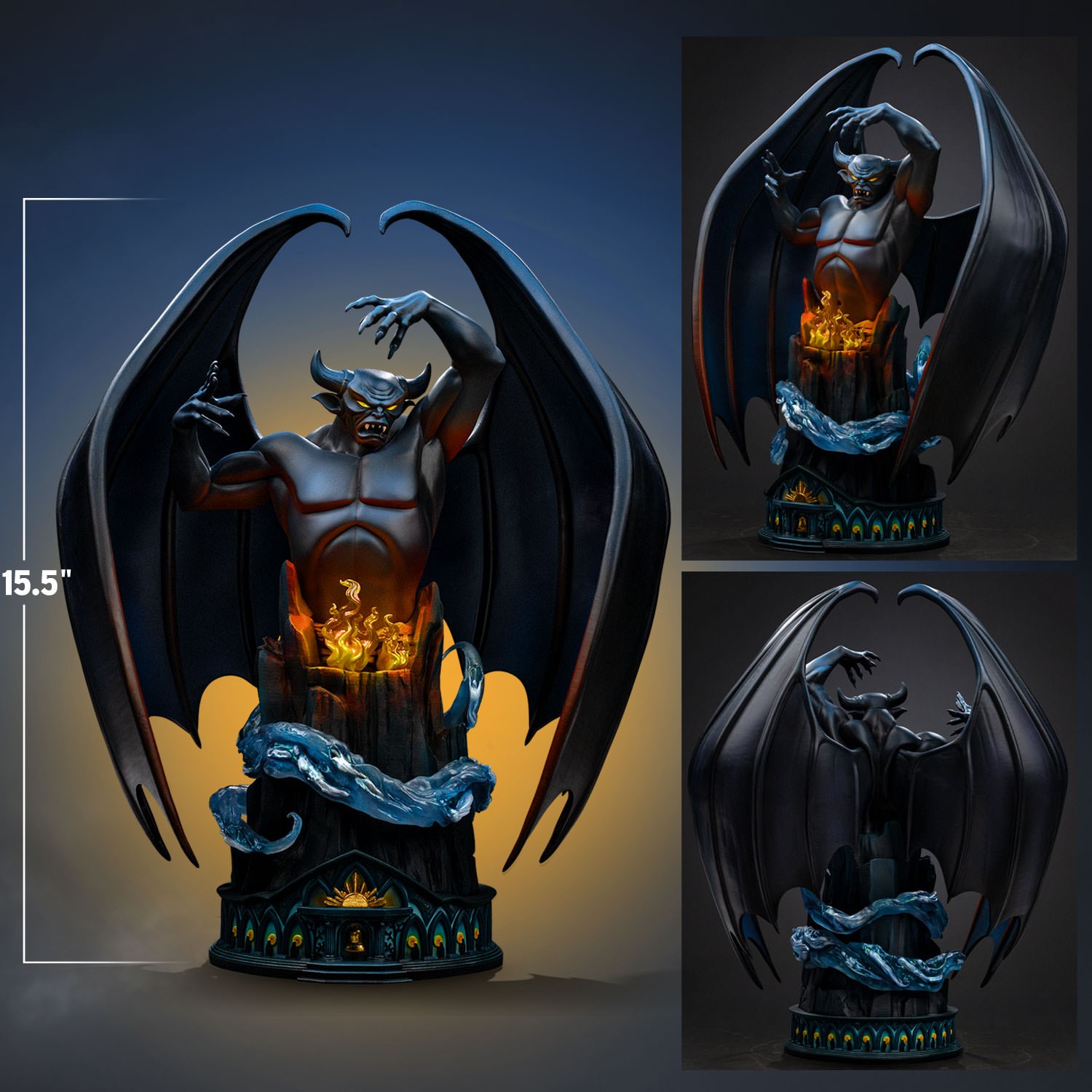 Disney Chernabog Statues  (Prototype Shown) View 2