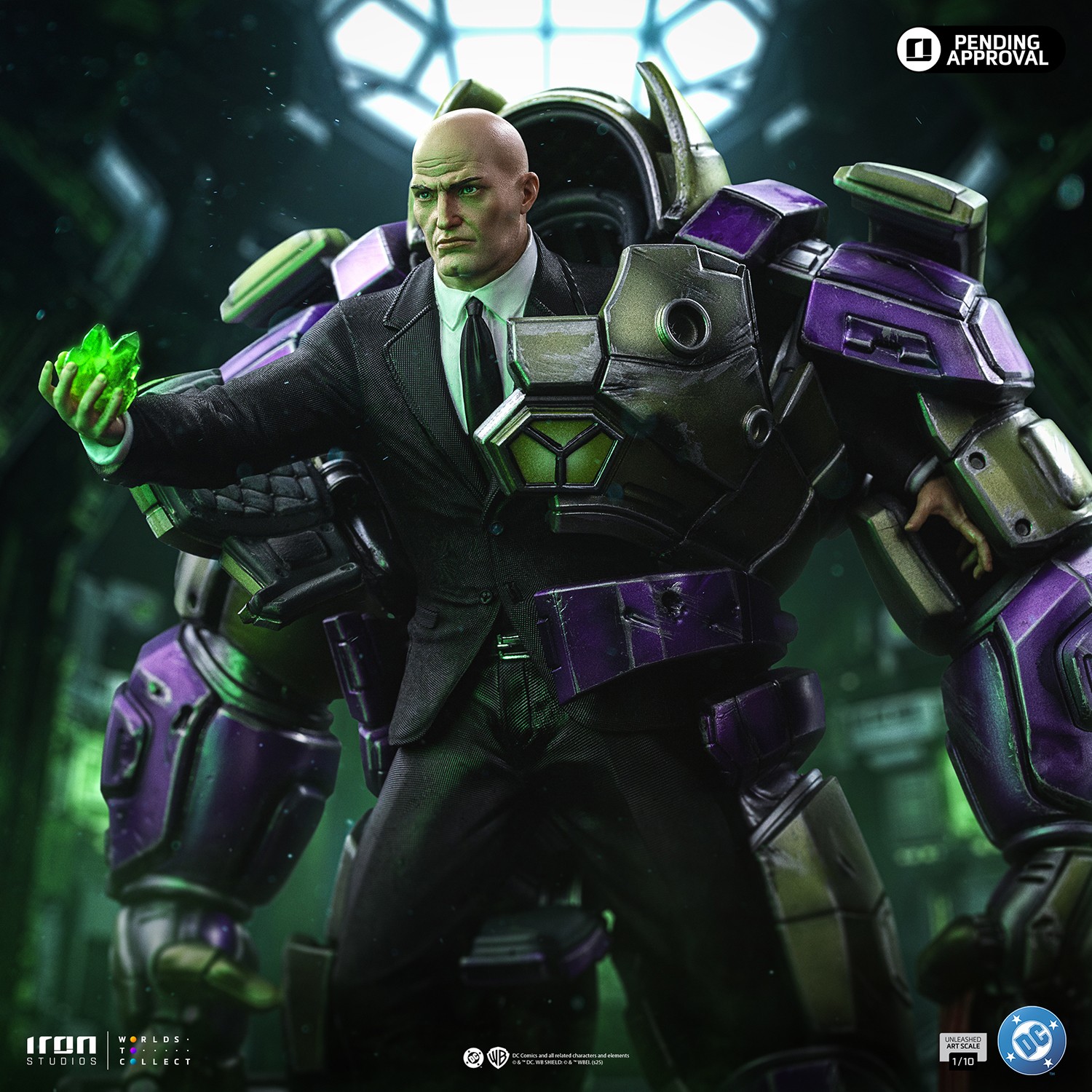 DC Comics Lex Luthor Unleashed 1:10 Scale Statue  (Prototype Shown) View 1