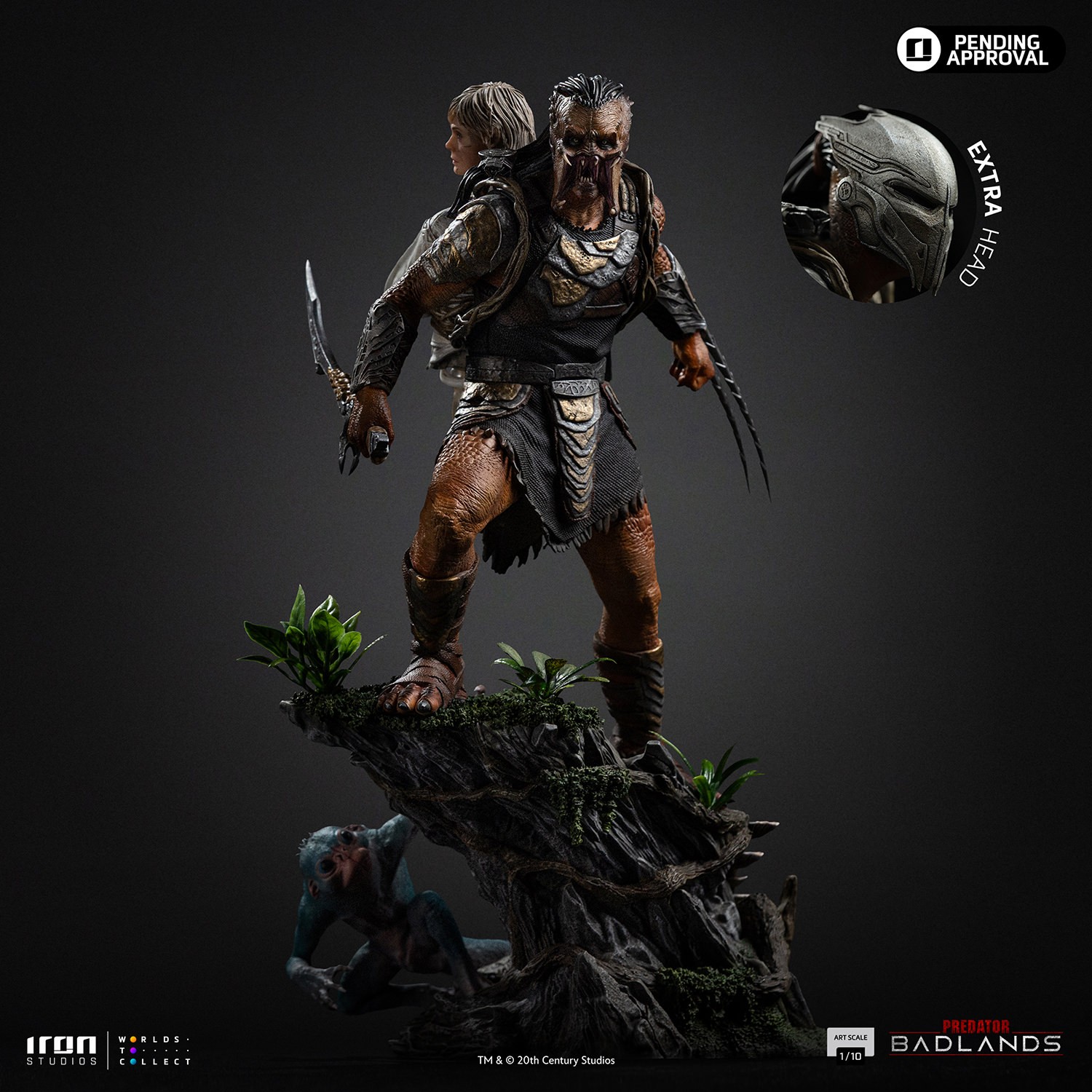 Predator Dek & Thia 1:10 Scale Statue  (Prototype Shown) View 3