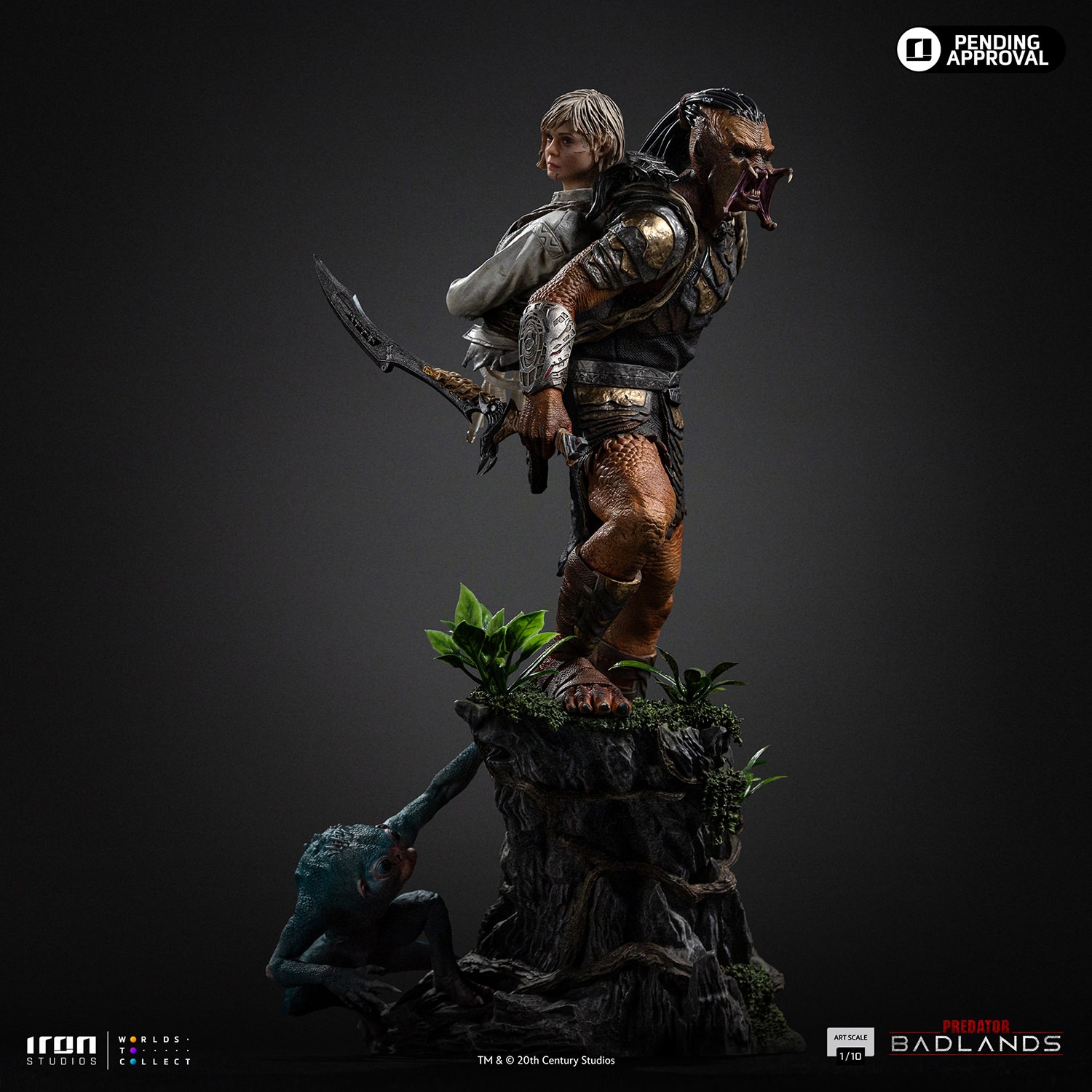 Predator Dek & Thia 1:10 Scale Statue  (Prototype Shown) View 11