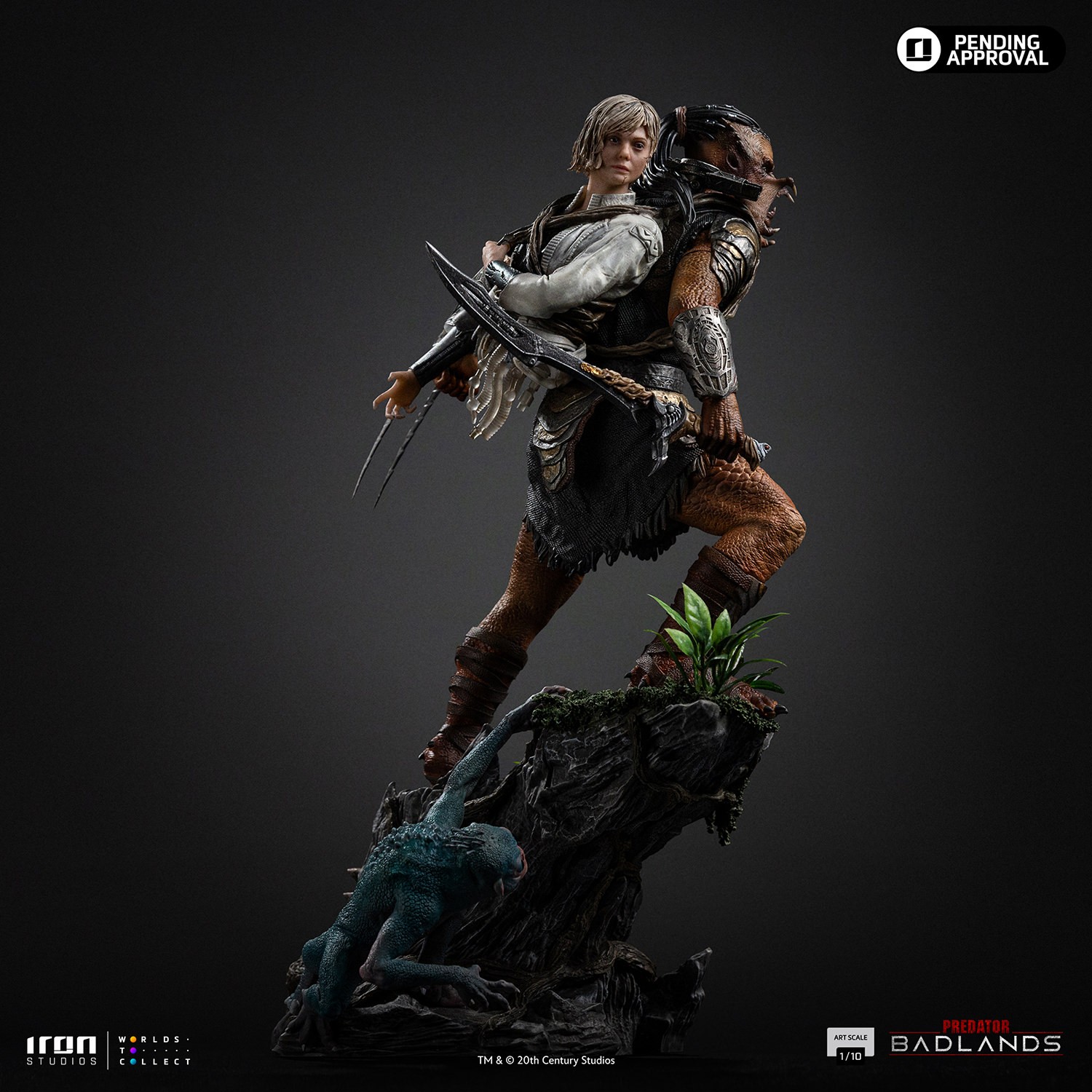Predator Dek & Thia 1:10 Scale Statue  (Prototype Shown) View 13