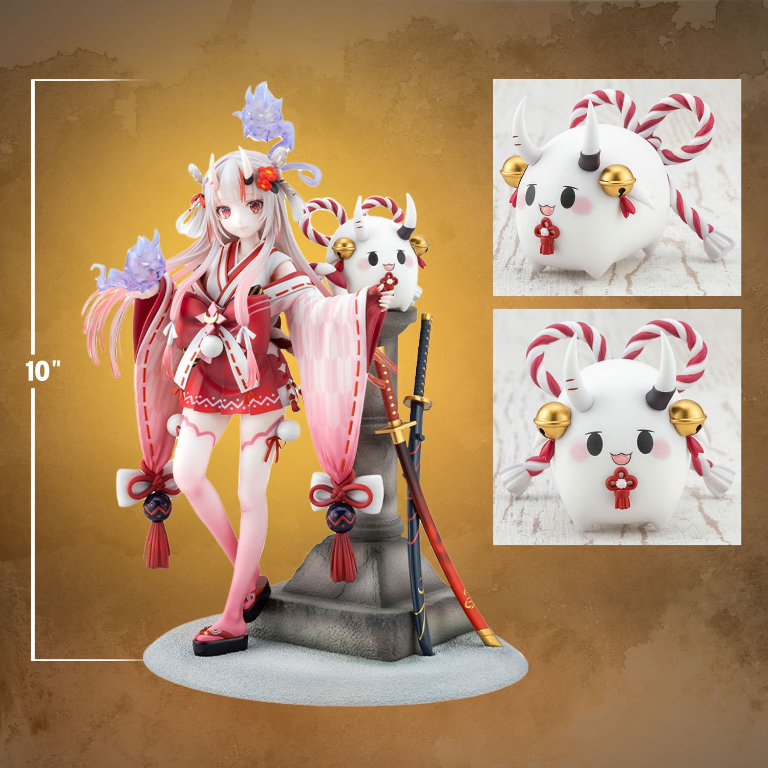 Hololive Production Nakiri Ayame (Shrine Maiden Fortune Outfit Version) Statues  (Prototype Shown) View 2