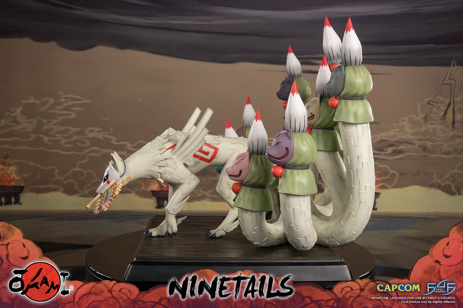 Okami Ninetails Statues  (Prototype Shown) View 3