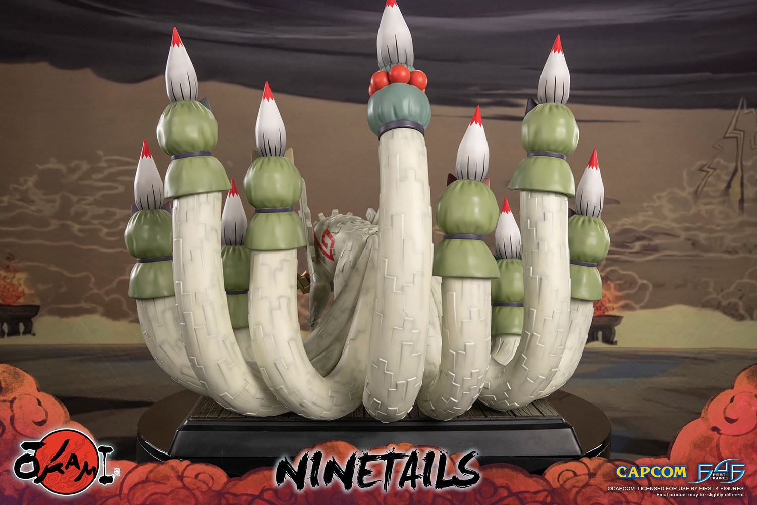 Okami Ninetails Statues  (Prototype Shown) View 8
