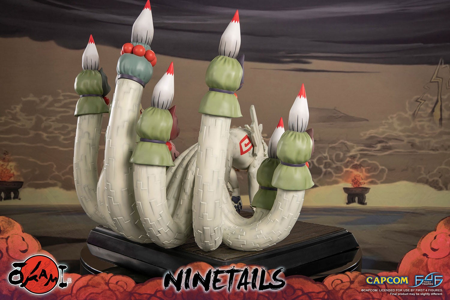 Okami Ninetails Statues  (Prototype Shown) View 9