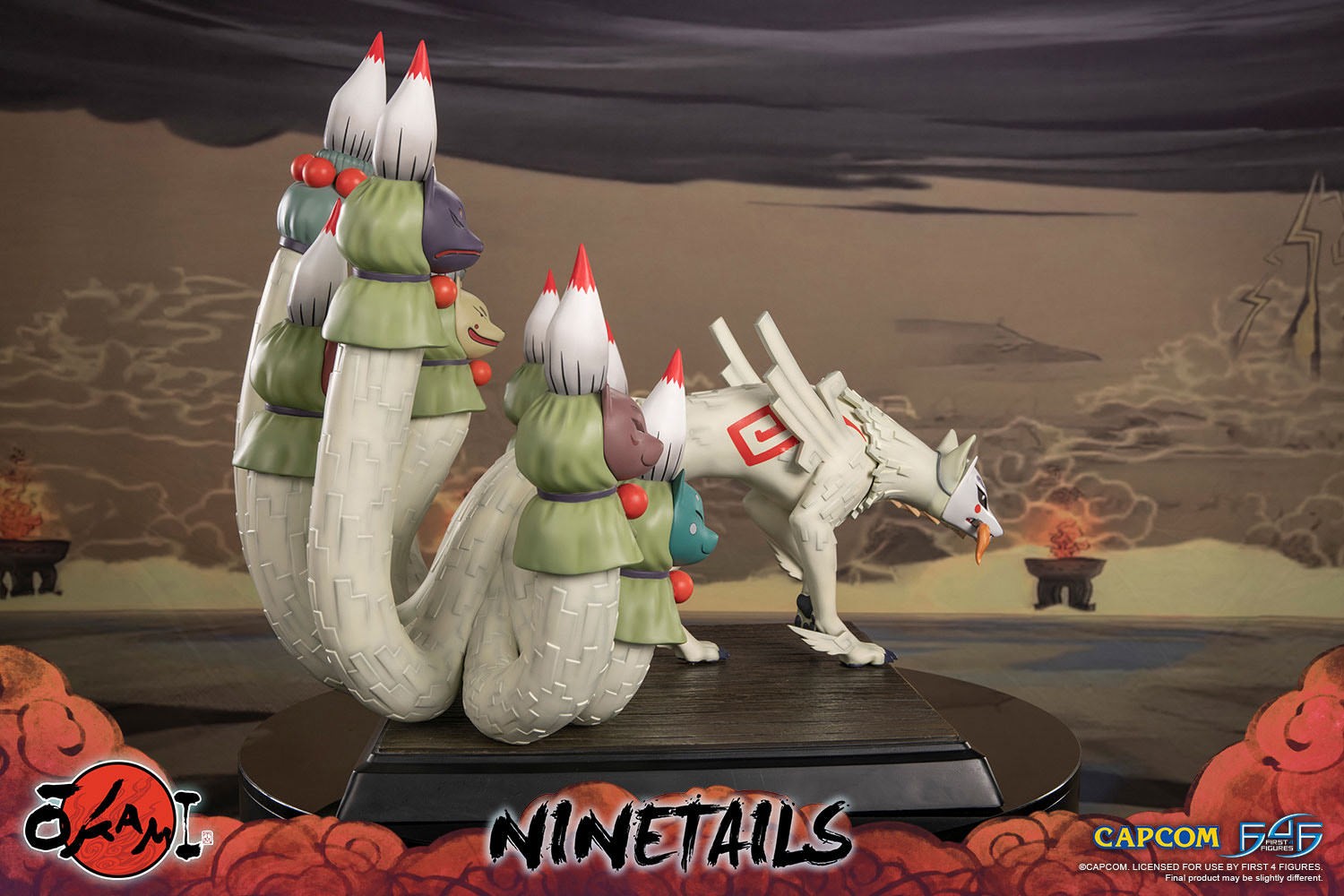 Okami Ninetails Statues  (Prototype Shown) View 10