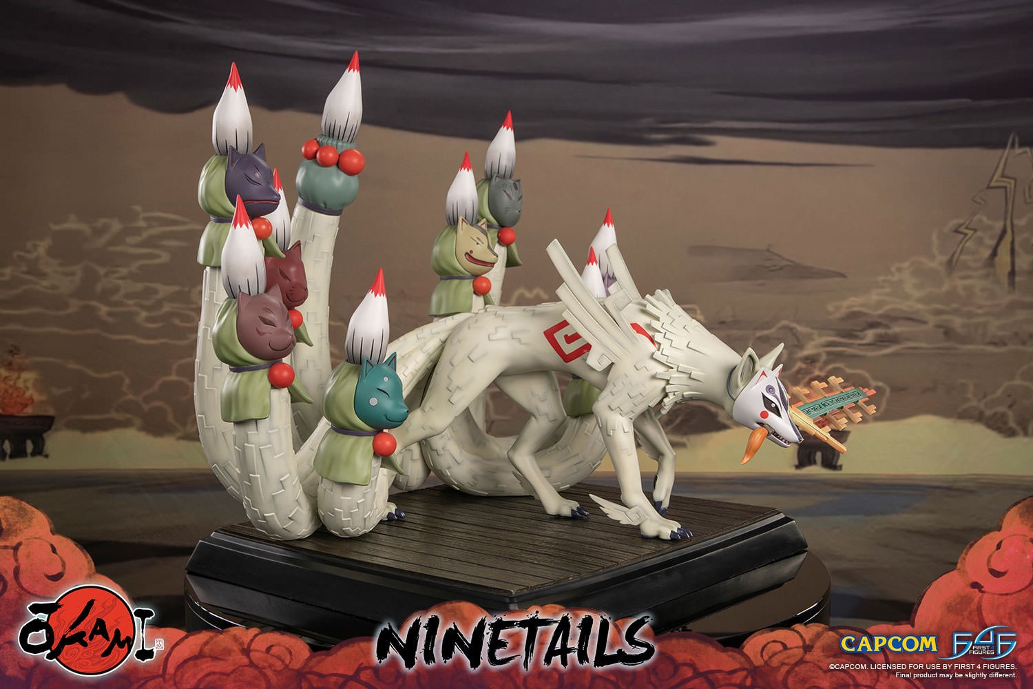Okami Ninetails Statues  (Prototype Shown) View 11