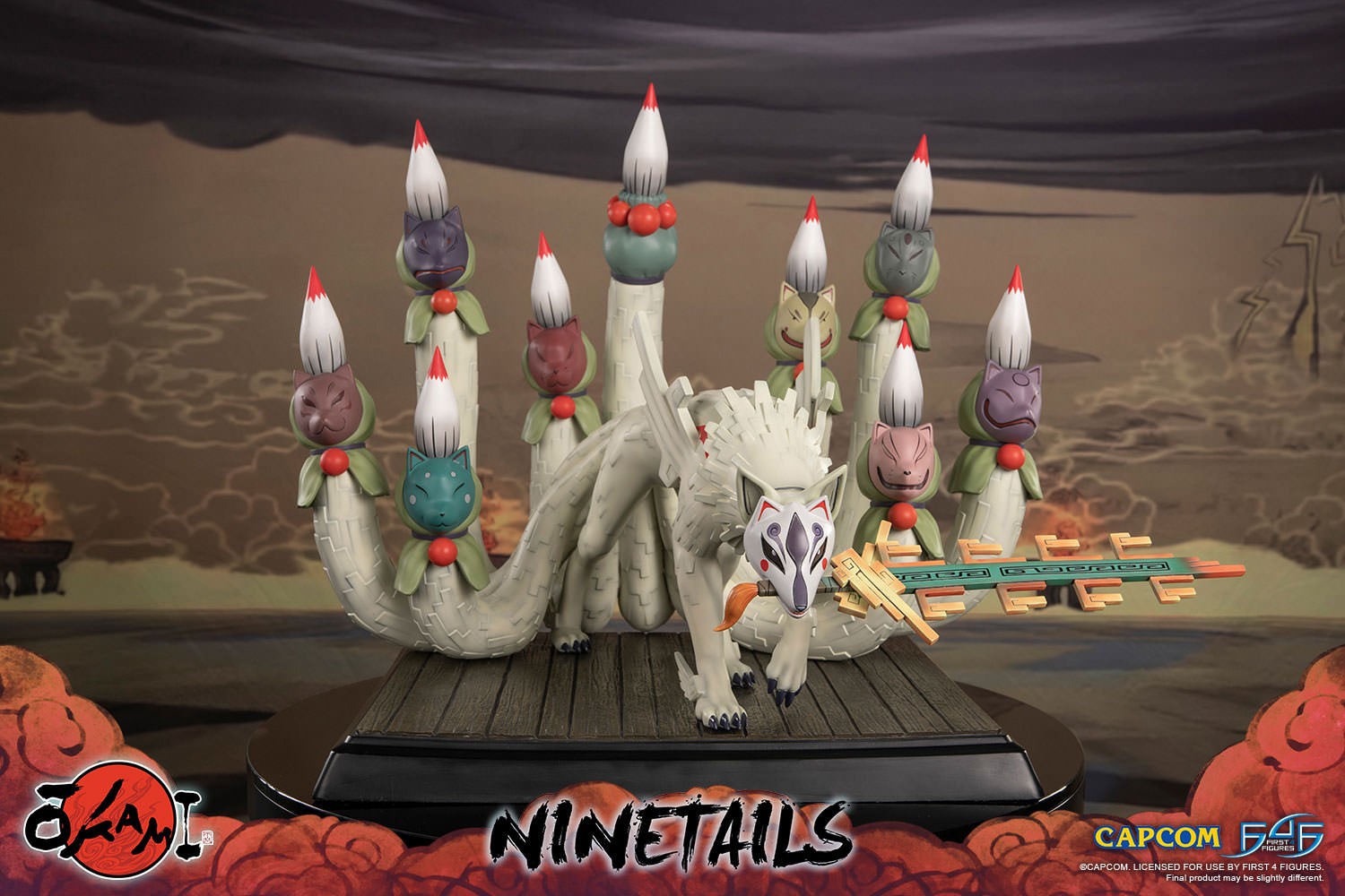 Okami Ninetails Statues  (Prototype Shown) View 12