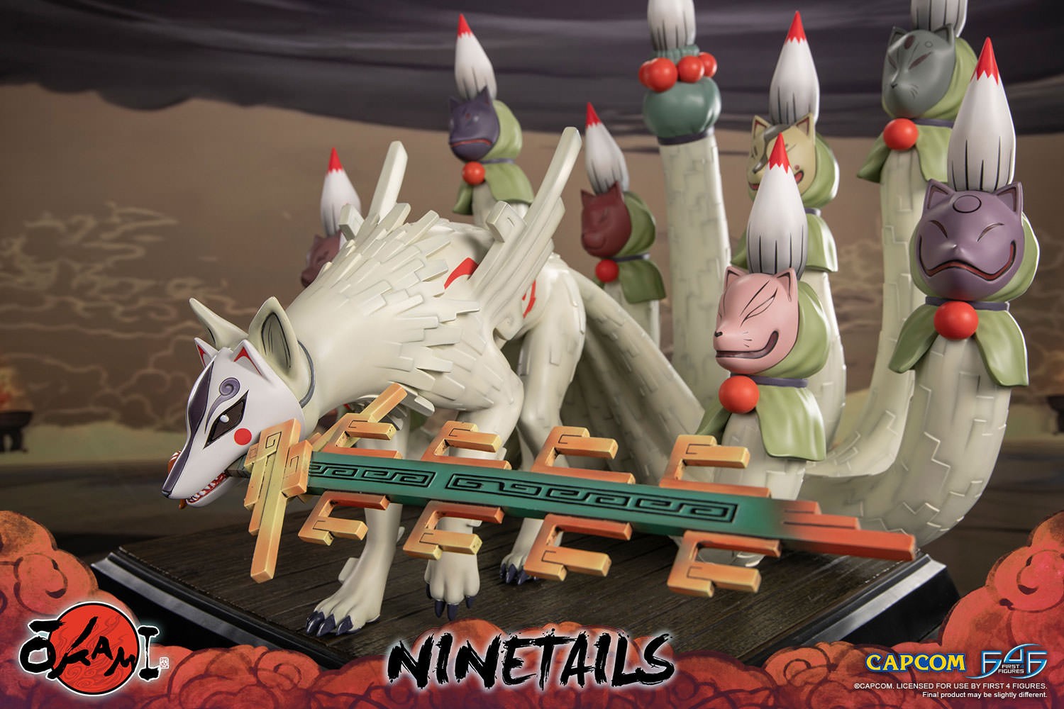 Okami Ninetails Statues  (Prototype Shown) View 14