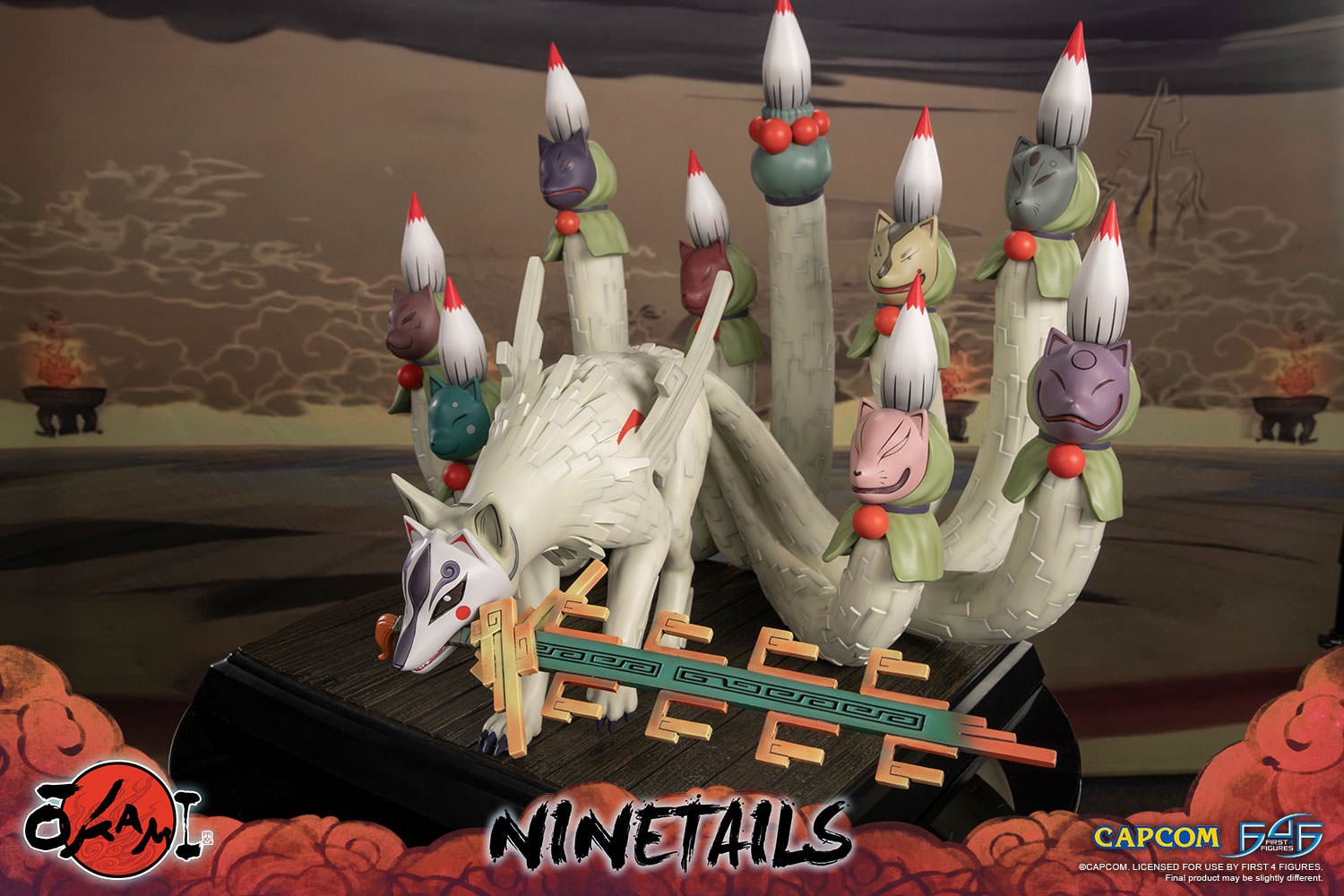 Okami Ninetails Statues  (Prototype Shown) View 18