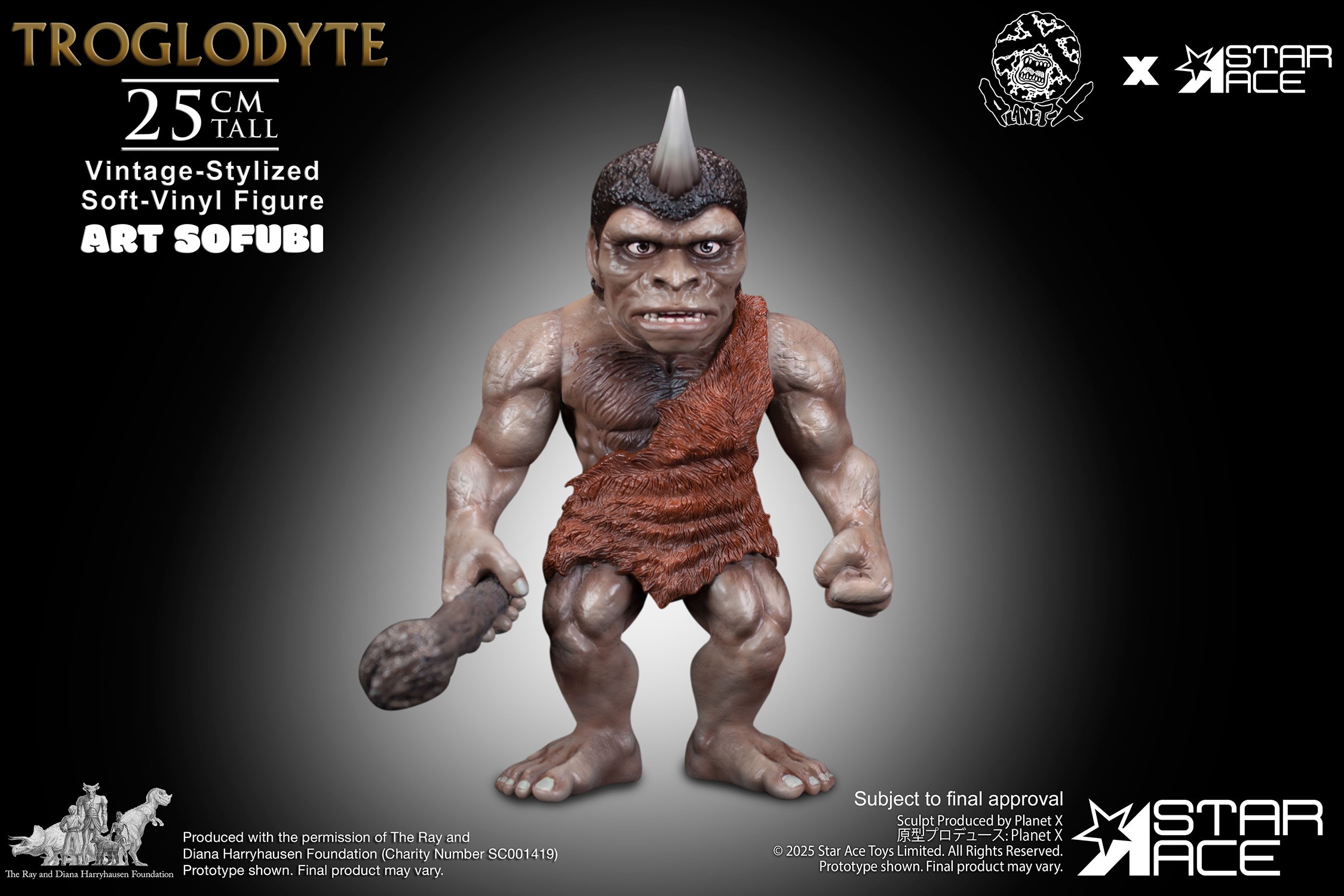 Ray Harryhausen Troglodyte (Vintage-Styled) Collectible Figure  (Prototype Shown) View 6
