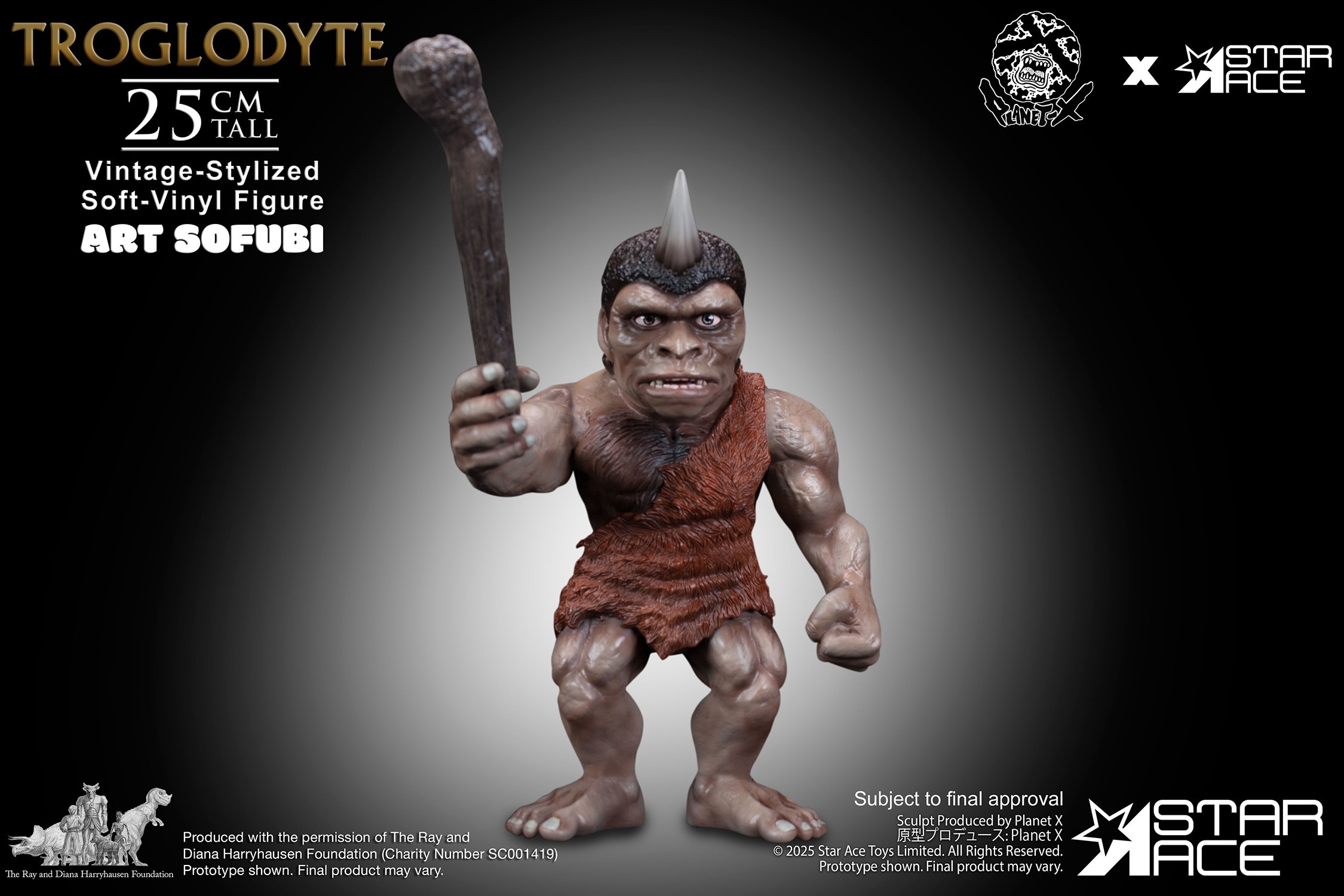 Ray Harryhausen Troglodyte (Vintage-Styled) Collectible Figure  (Prototype Shown) View 7