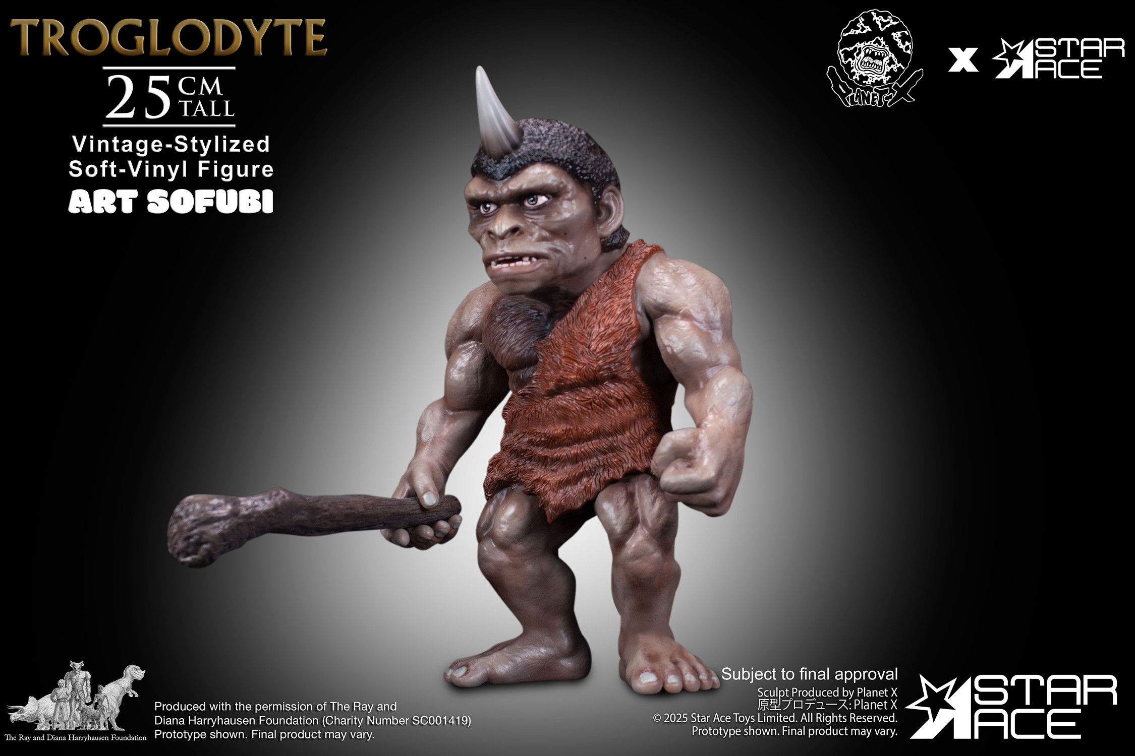 Ray Harryhausen Troglodyte (Vintage-Styled) Collectible Figure  (Prototype Shown) View 8