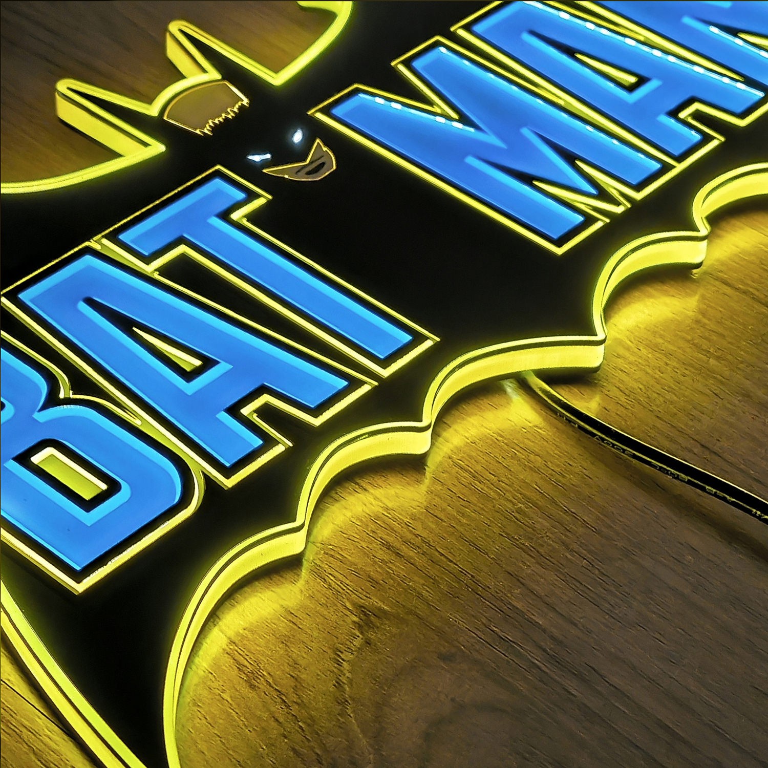 DC Comics Vintage Batman LED Logo Light (Small) Wall Light  (Prototype Shown) View 5
