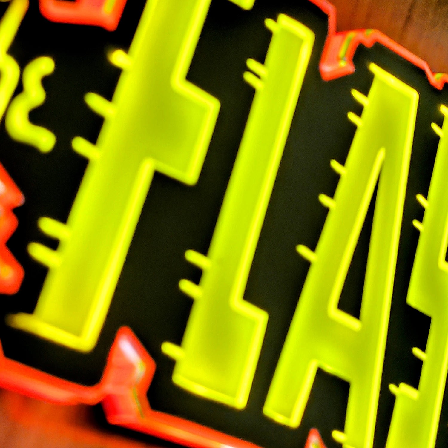 DC Comics Vintage The Flash LED Logo Light (Small) Wall Light  (Prototype Shown) View 5