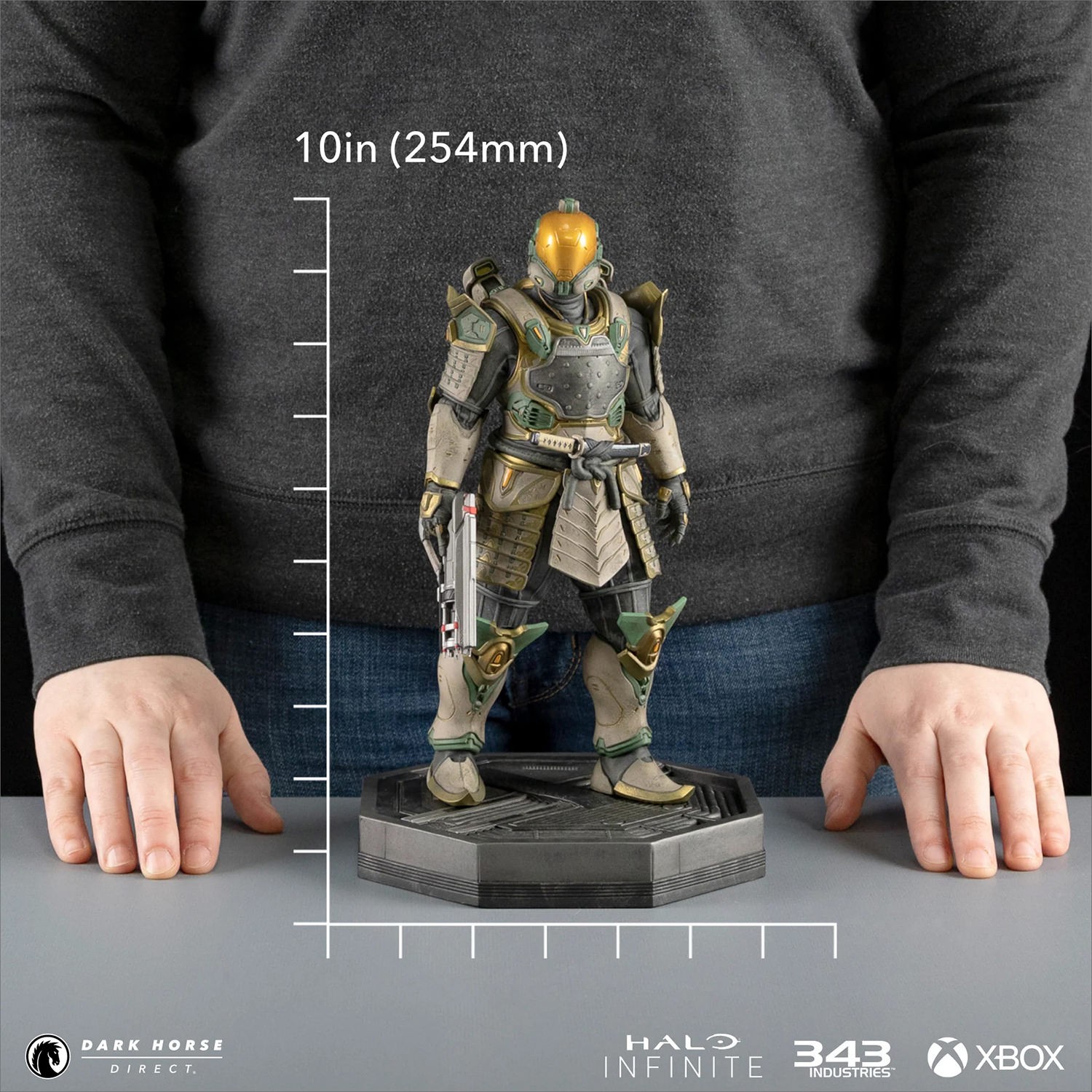 HALO Spartan Chonmage/Yokai Statues  (Prototype Shown) View 2