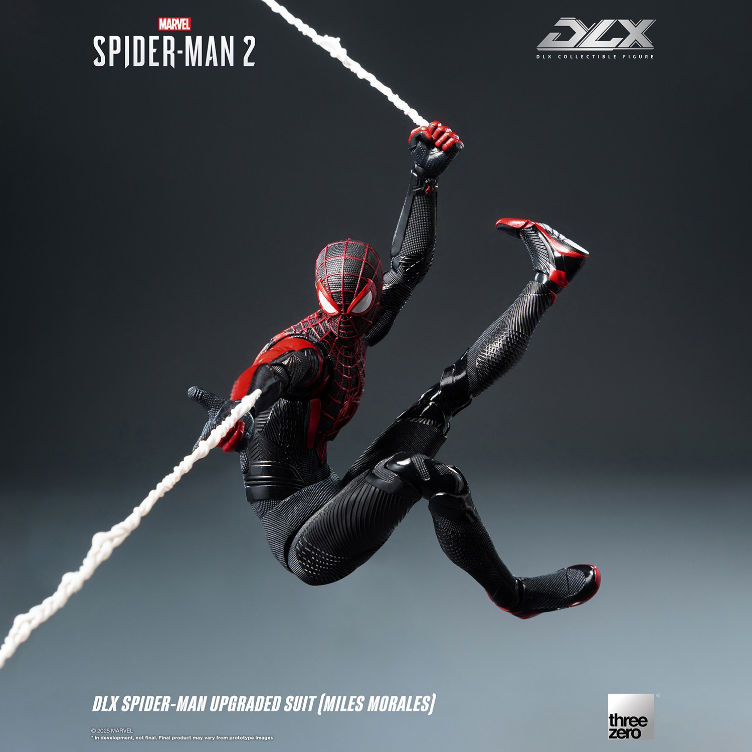 Marvel DLX Spider-Man Upgraded Suit (Miles Morales) Action Figure  (Prototype Shown) View 3