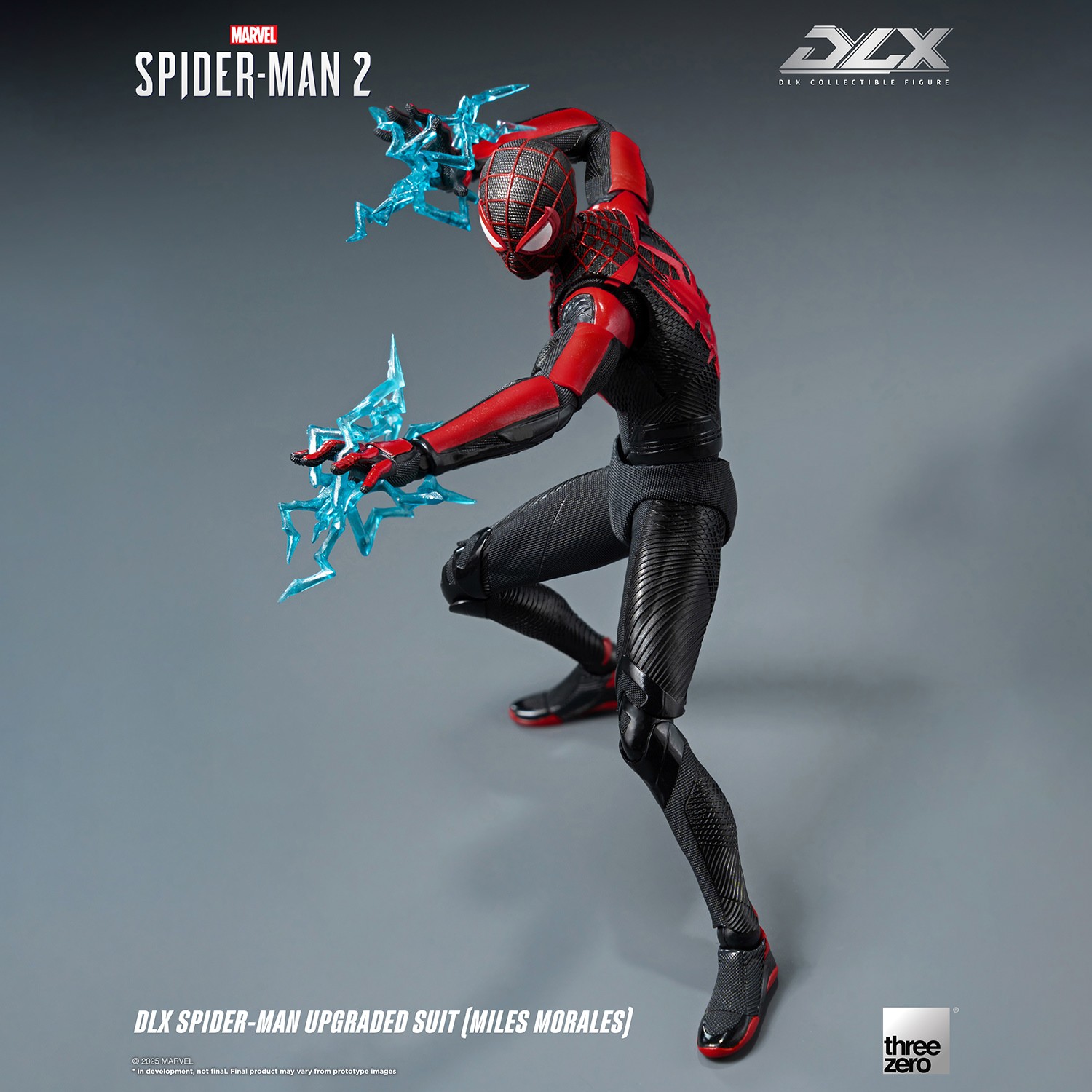 Marvel DLX Spider-Man Upgraded Suit (Miles Morales) Action Figure  (Prototype Shown) View 4