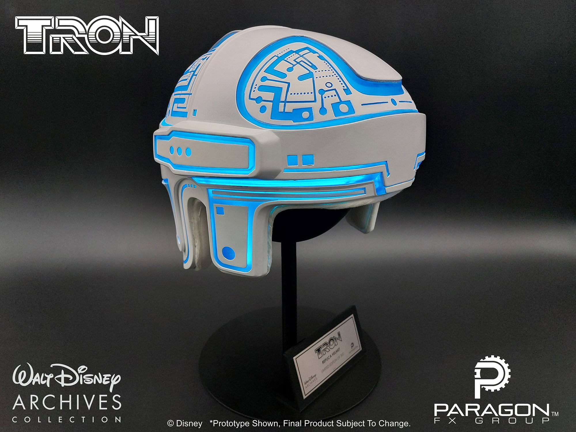 Disney Tron Helmet Prop Replica  (Prototype Shown) View 2