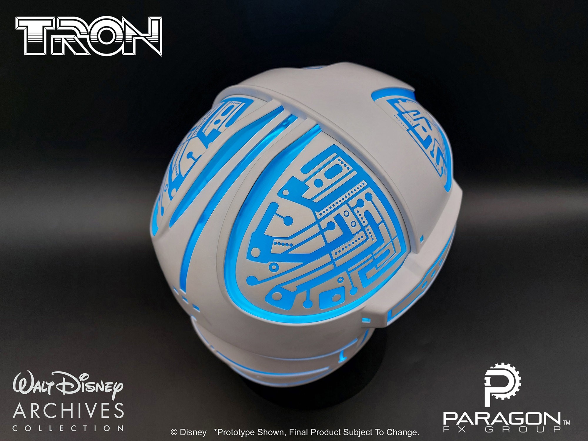 Disney Tron Helmet Prop Replica  (Prototype Shown) View 6