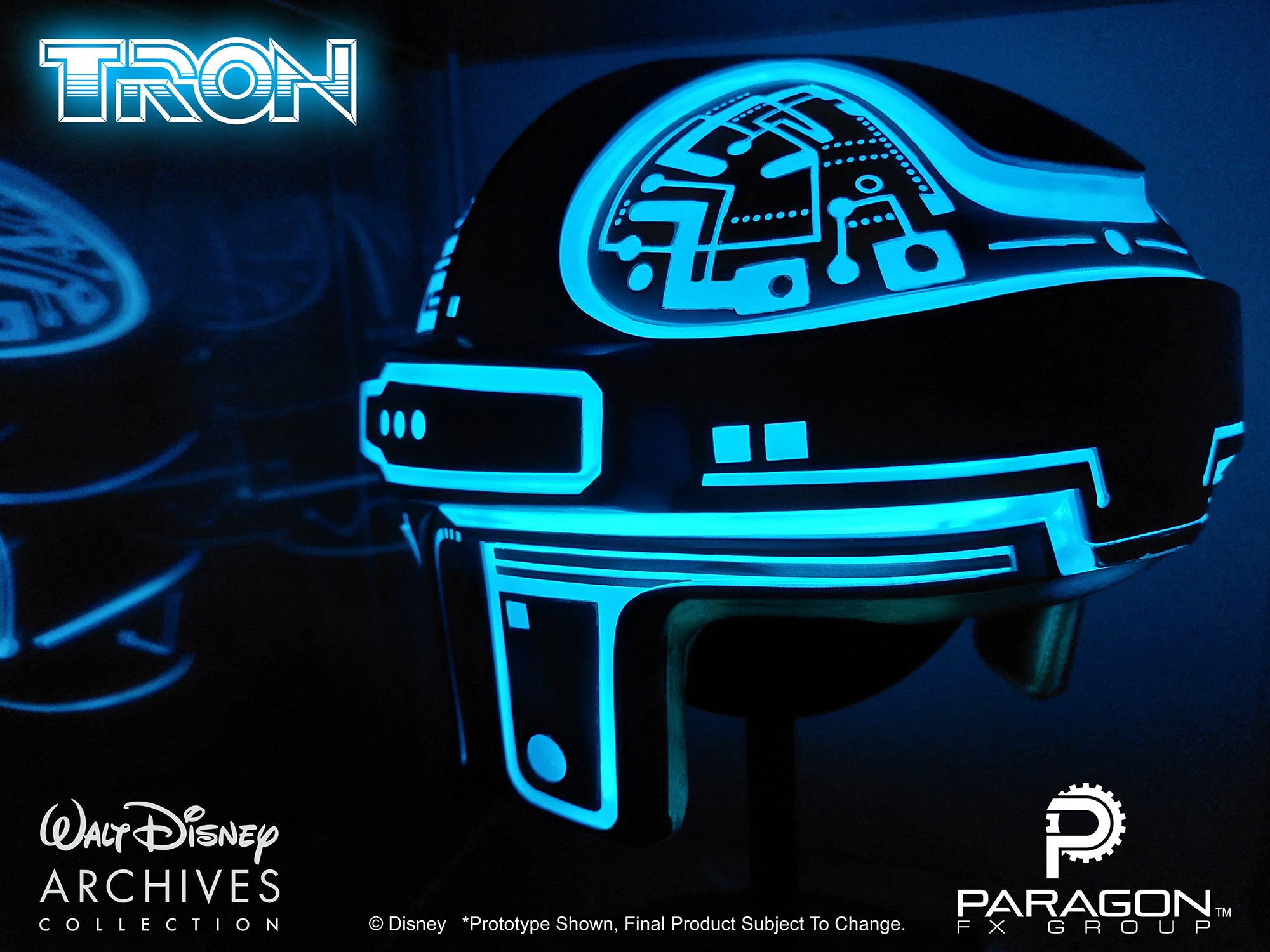 Disney Tron Helmet Prop Replica  (Prototype Shown) View 11