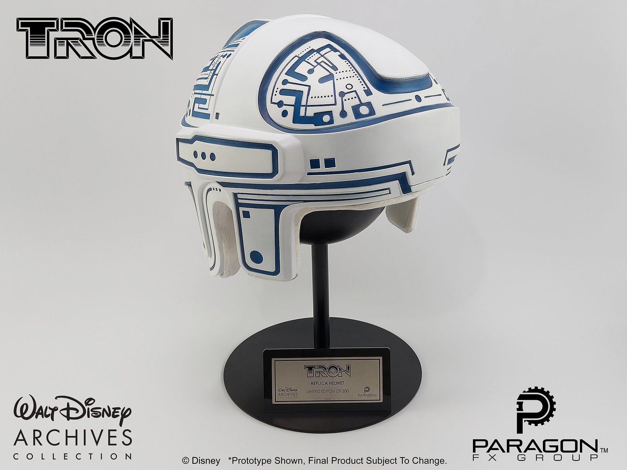 Disney Tron Helmet Prop Replica  (Prototype Shown) View 12