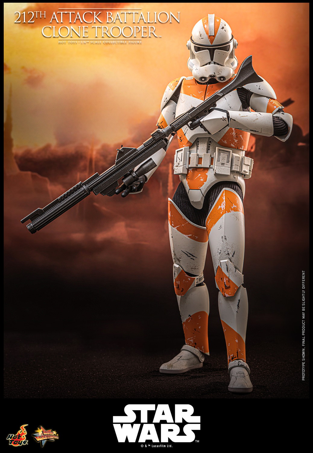 Star Wars 212th Attack Battalion Clone Trooper™ Sixth Scale Figure  Collector Edition (Prototype Shown) View 8