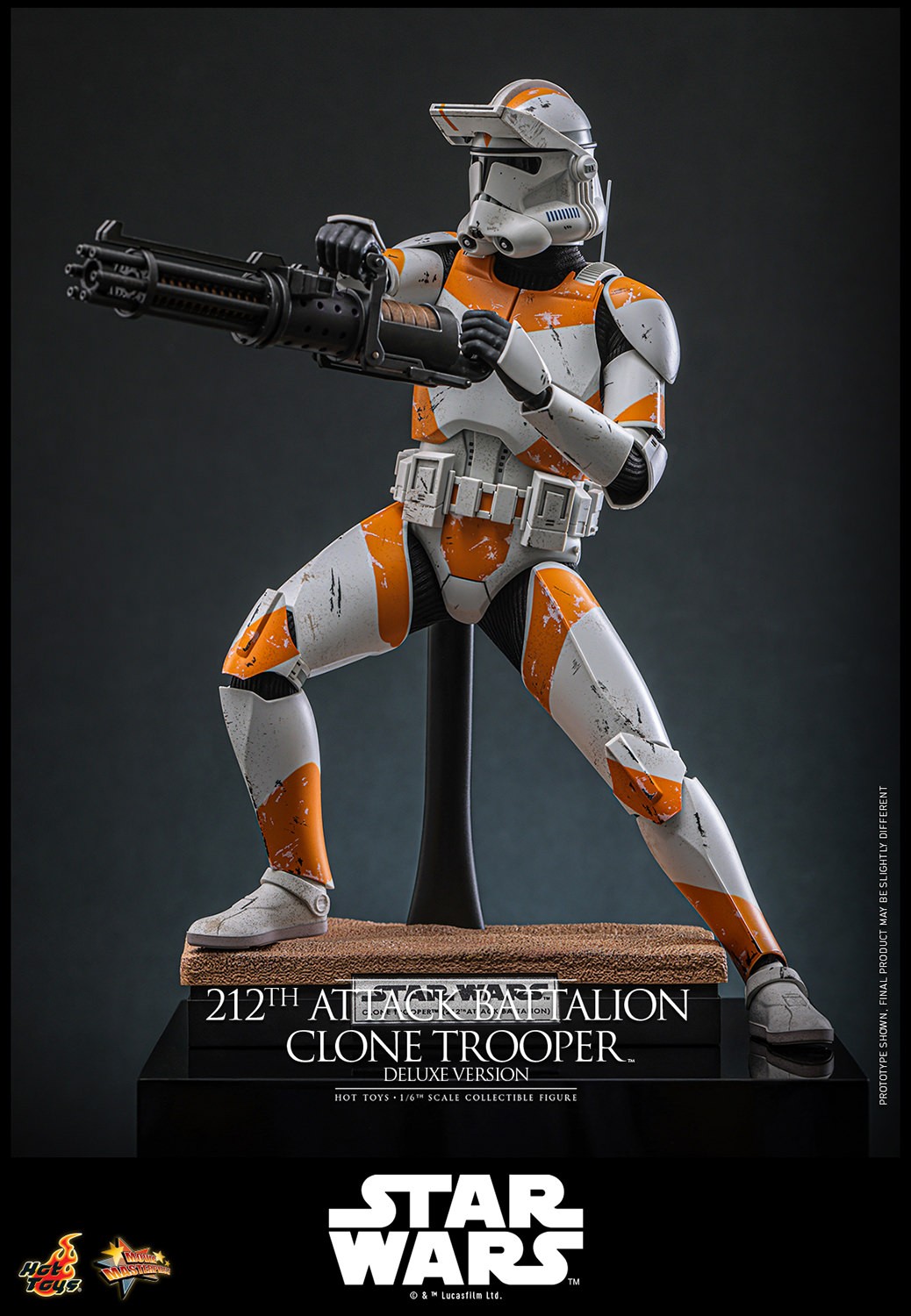 Star Wars 212th Attack Battalion Clone Trooper™ (Deluxe Version) Sixth Scale Figure  (Prototype Shown) View 7