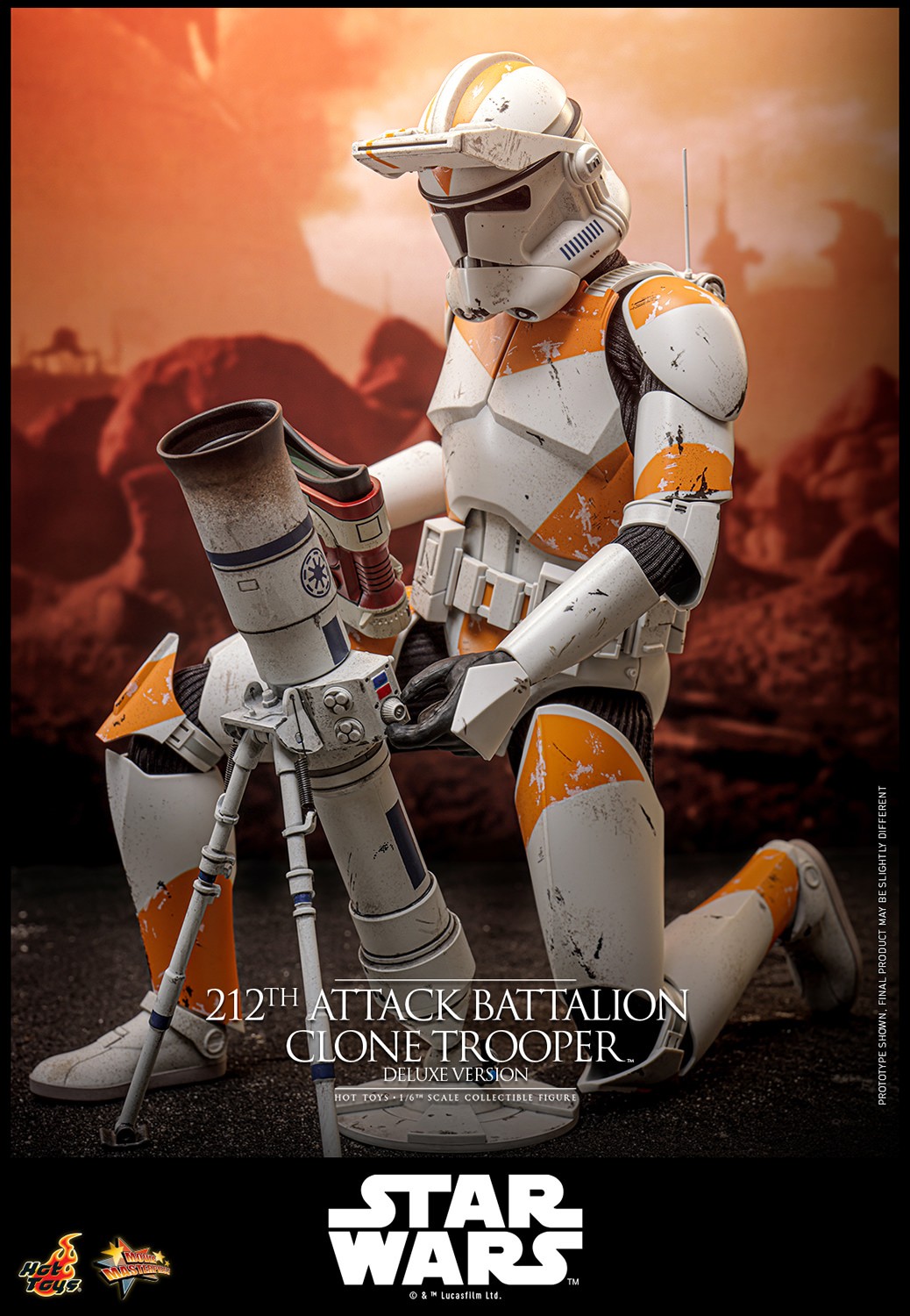 Star Wars 212th Attack Battalion Clone Trooper™ (Deluxe Version) Sixth Scale Figure  (Prototype Shown) View 5