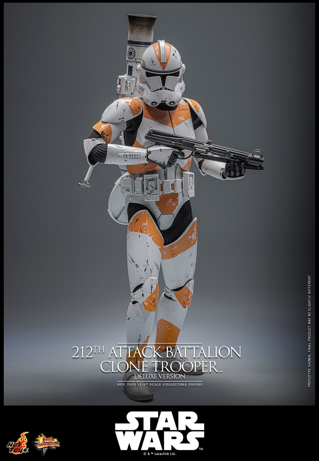 Star Wars 212th Attack Battalion Clone Trooper™ (Deluxe Version) Sixth Scale Figure  (Prototype Shown) View 10