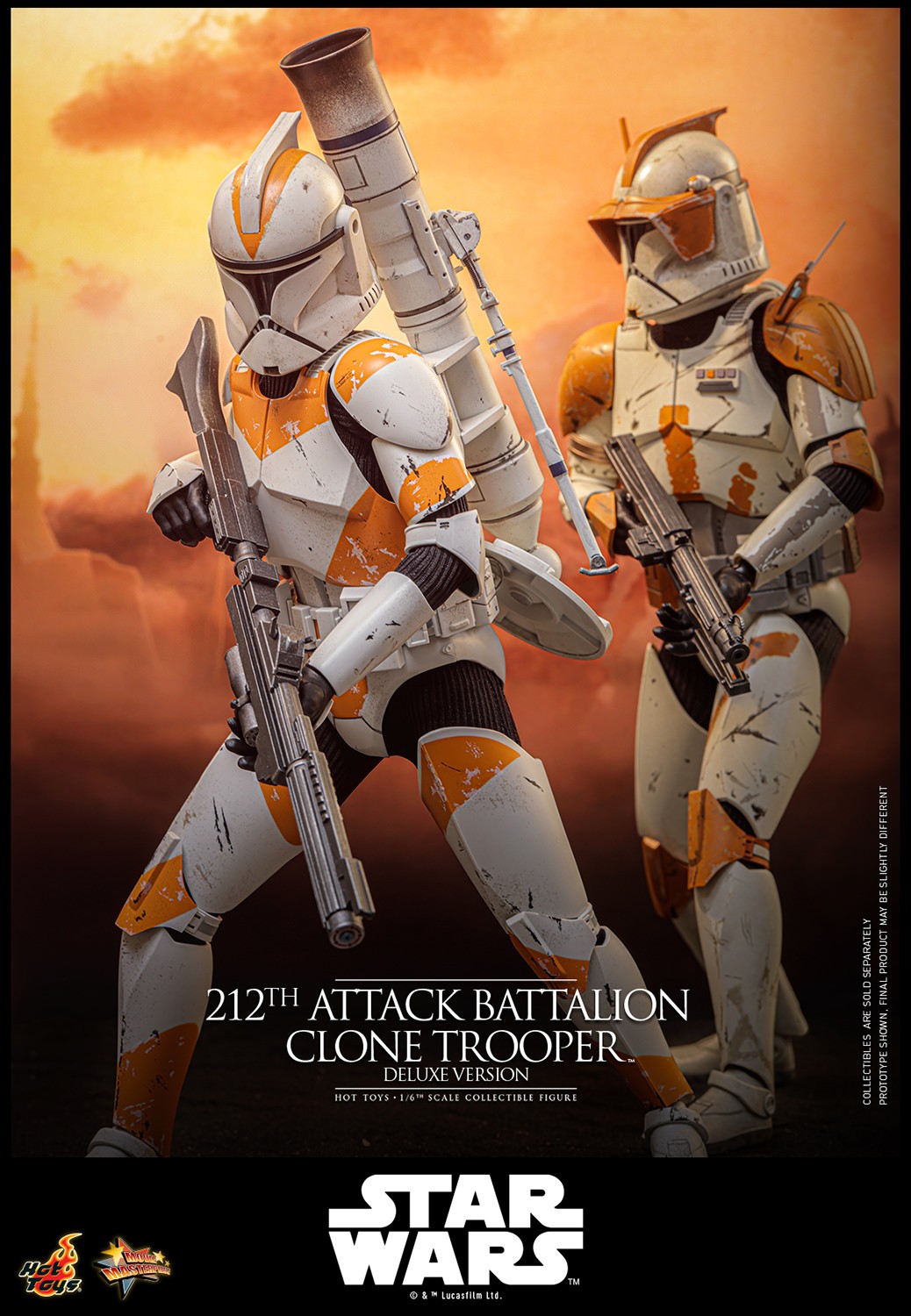 Star Wars 212th Attack Battalion Clone Trooper™ (Deluxe Version) Sixth Scale Figure  (Prototype Shown) View 16