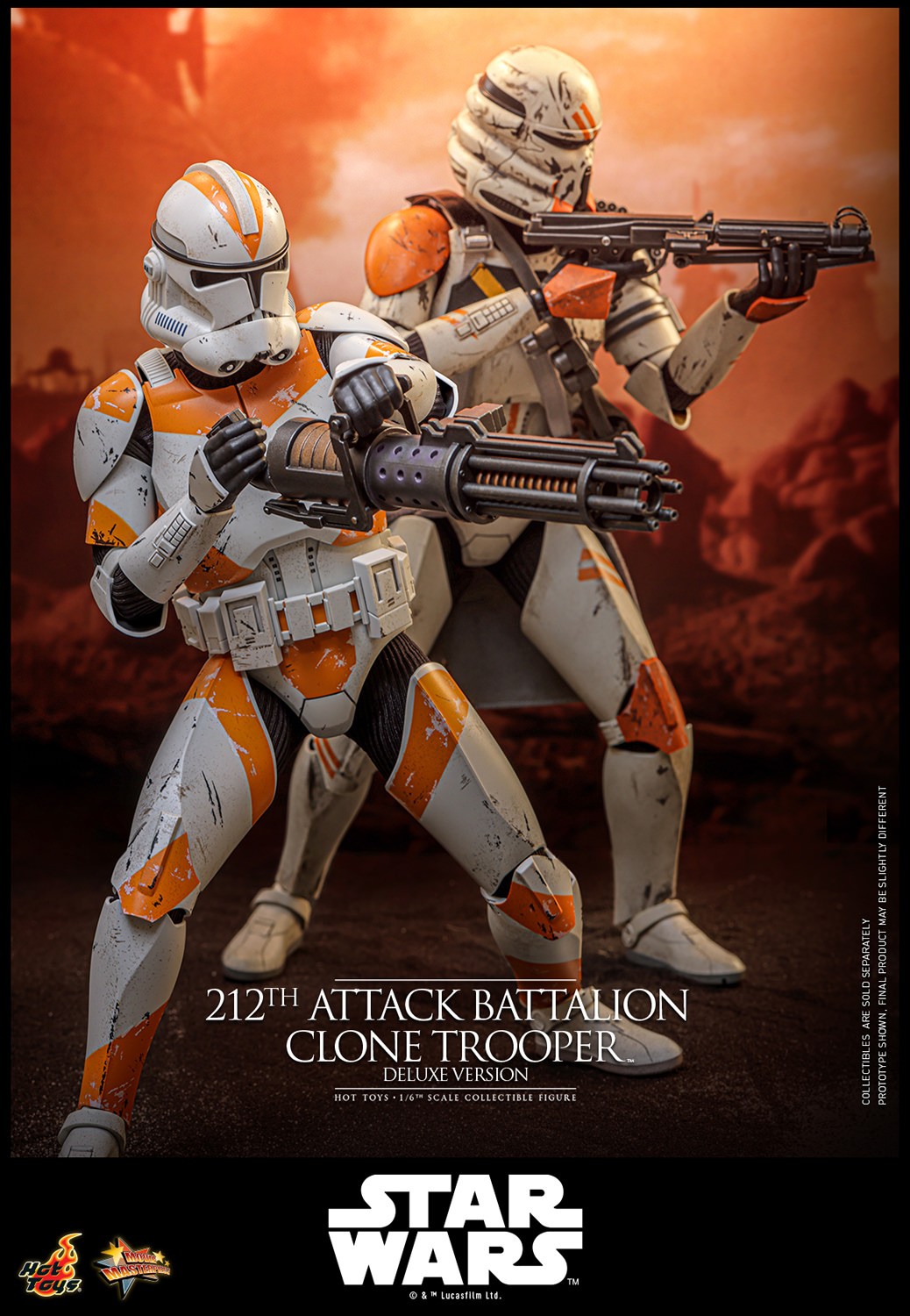 Star Wars 212th Attack Battalion Clone Trooper™ (Deluxe Version) Sixth Scale Figure  (Prototype Shown) View 17