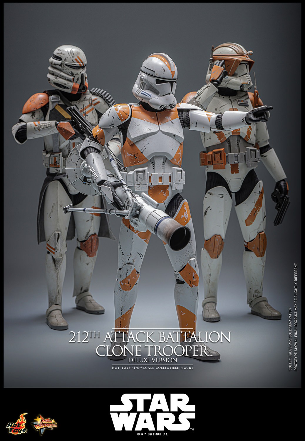 Star Wars 212th Attack Battalion Clone Trooper™ (Deluxe Version) Sixth Scale Figure  (Prototype Shown) View 19