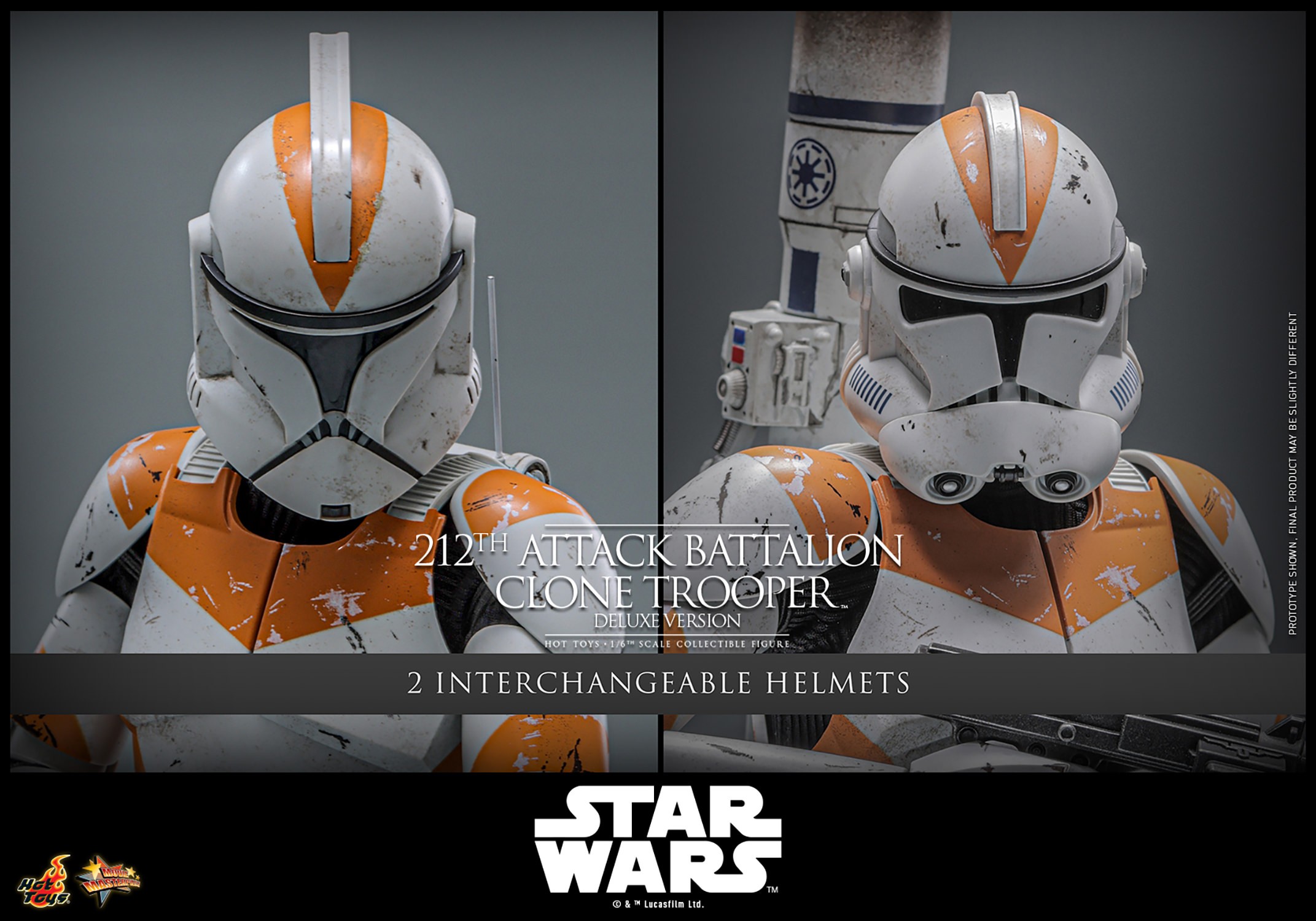 Star Wars 212th Attack Battalion Clone Trooper™ (Deluxe Version) Sixth Scale Figure  (Prototype Shown) View 21