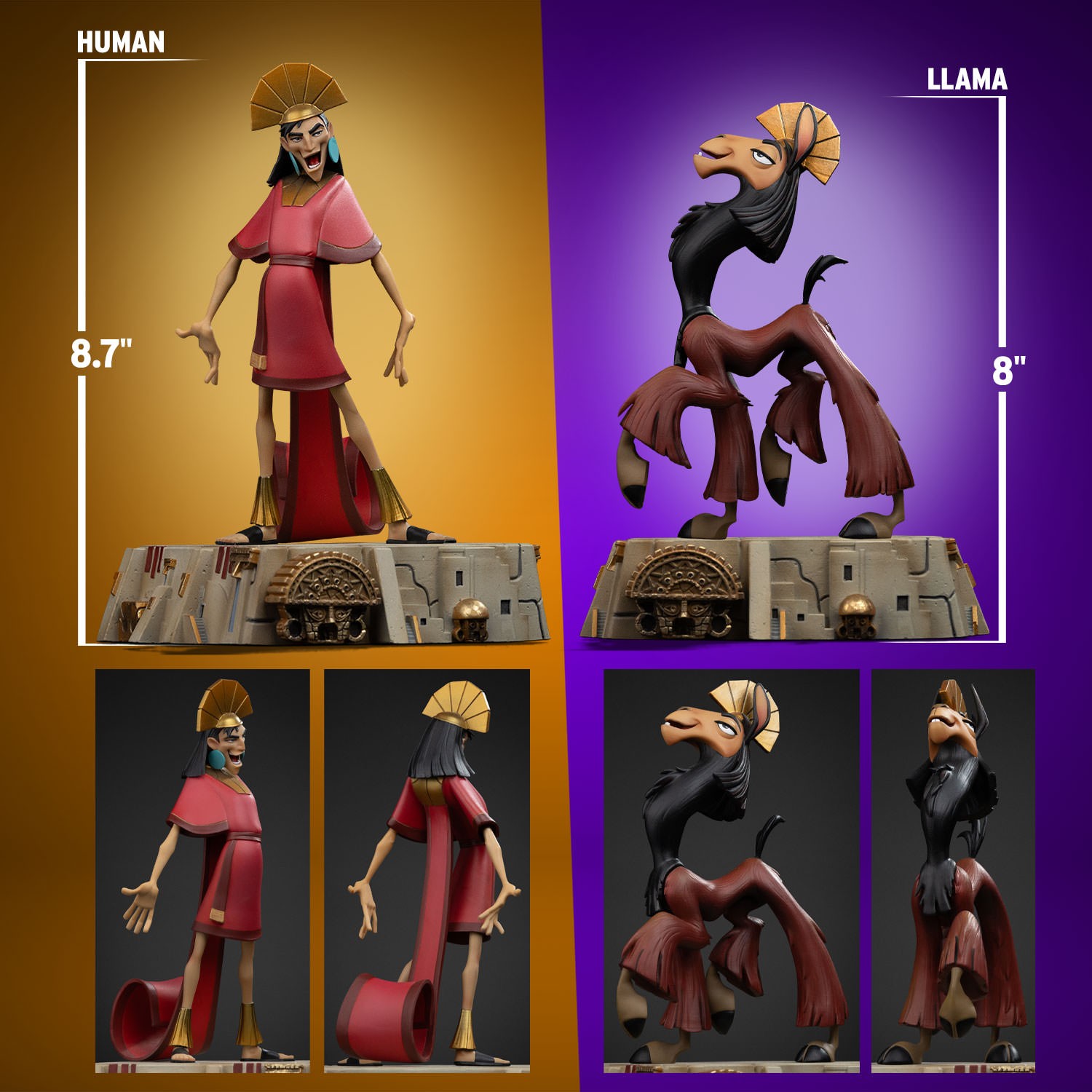Disney Kuzko 1:10 Scale Statue  (Prototype Shown) View 2