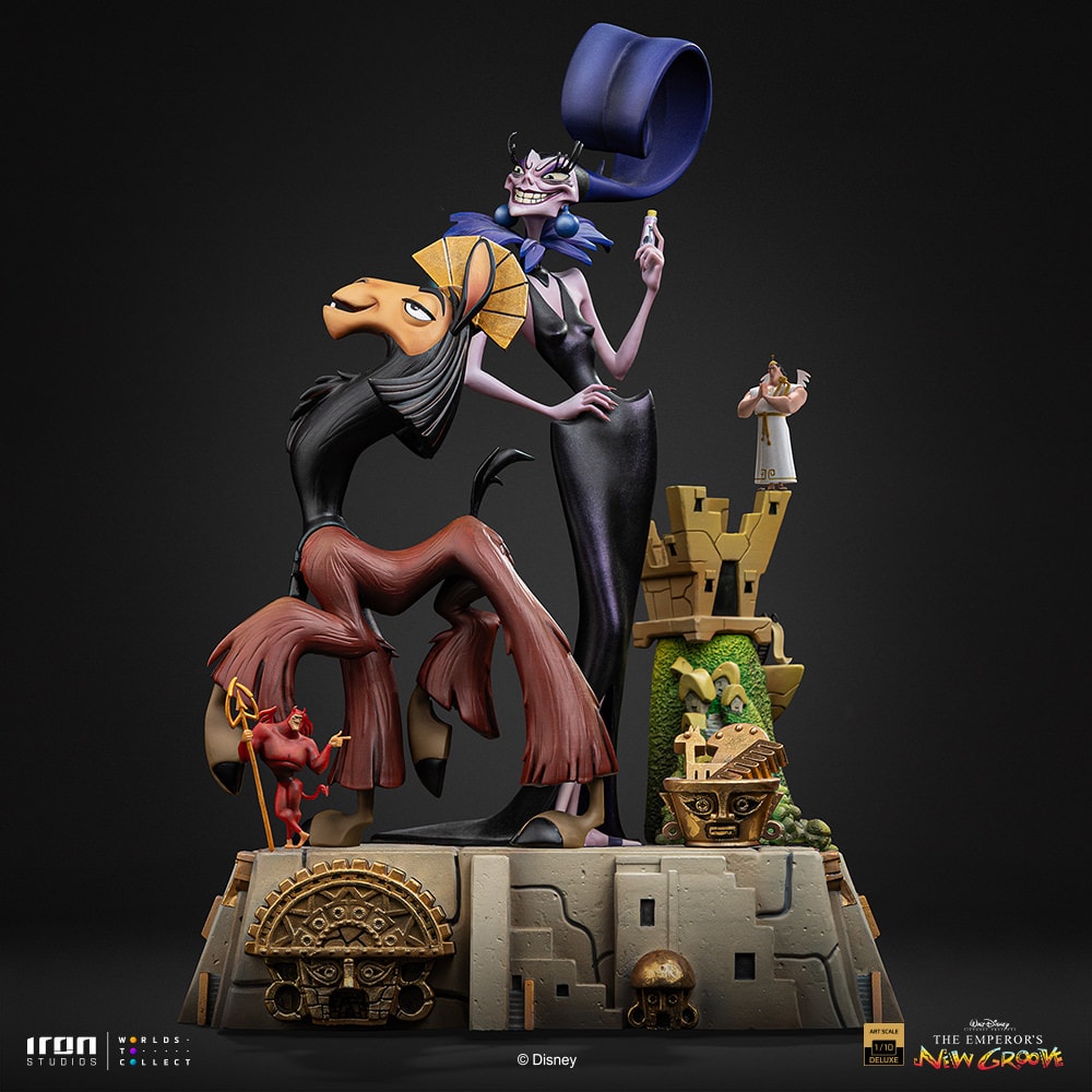 Disney Kuzko and Yzma Deluxe 1:10 Scale Statue  (Prototype Shown) View 8