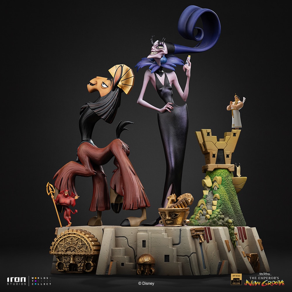 Disney Kuzko and Yzma Deluxe 1:10 Scale Statue  (Prototype Shown) View 10