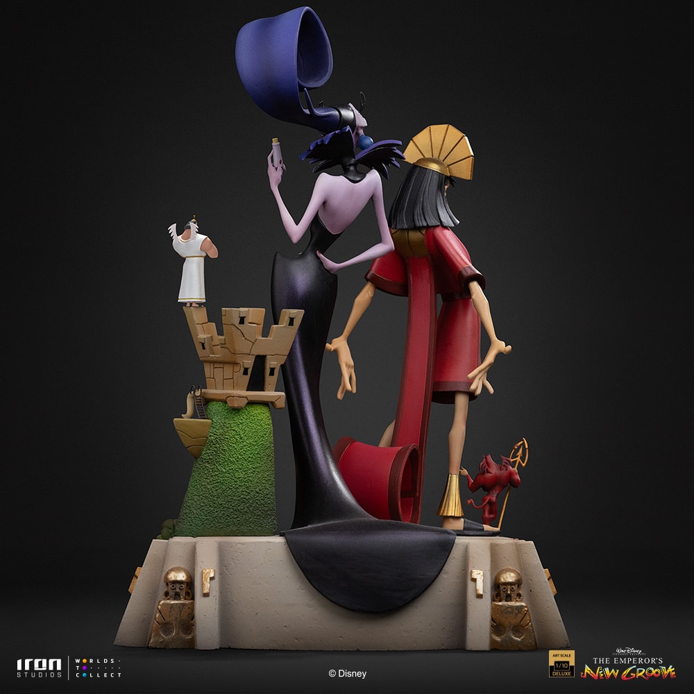 Disney Kuzko and Yzma Deluxe 1:10 Scale Statue  (Prototype Shown) View 11