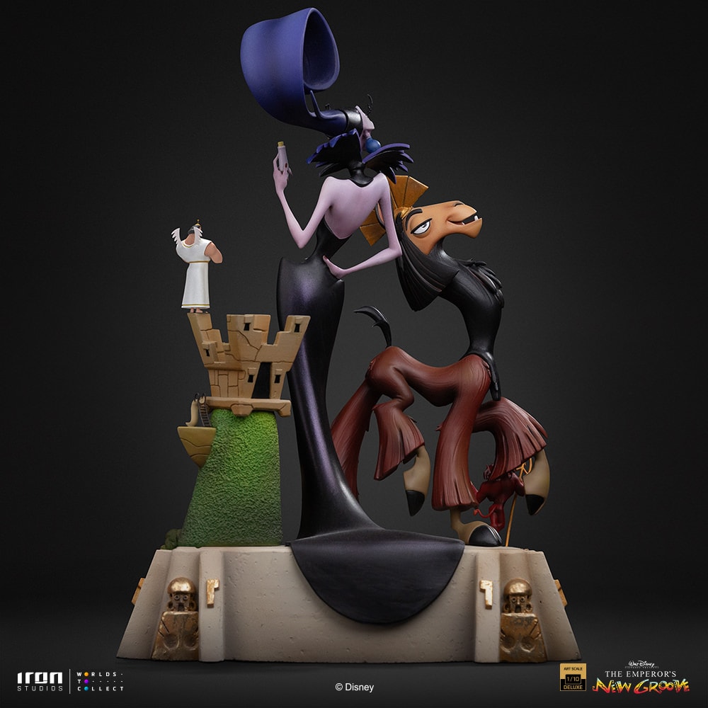 Disney Kuzko and Yzma Deluxe 1:10 Scale Statue  (Prototype Shown) View 12