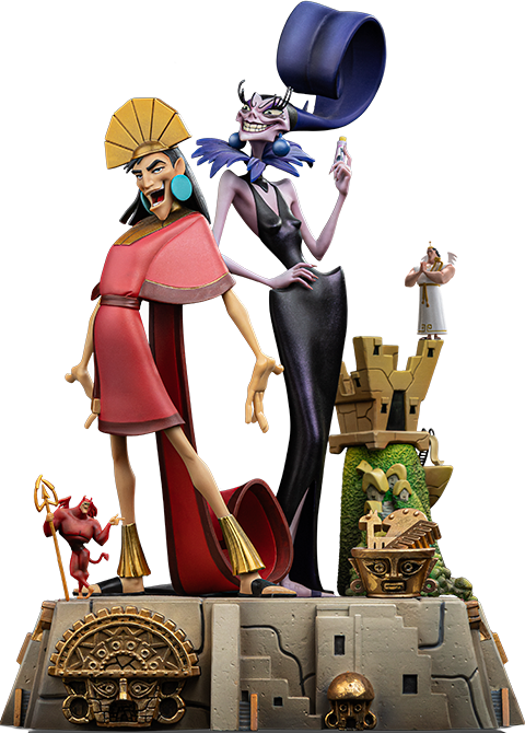Disney Kuzko and Yzma Deluxe 1:10 Scale Statue  (Prototype Shown) View 17