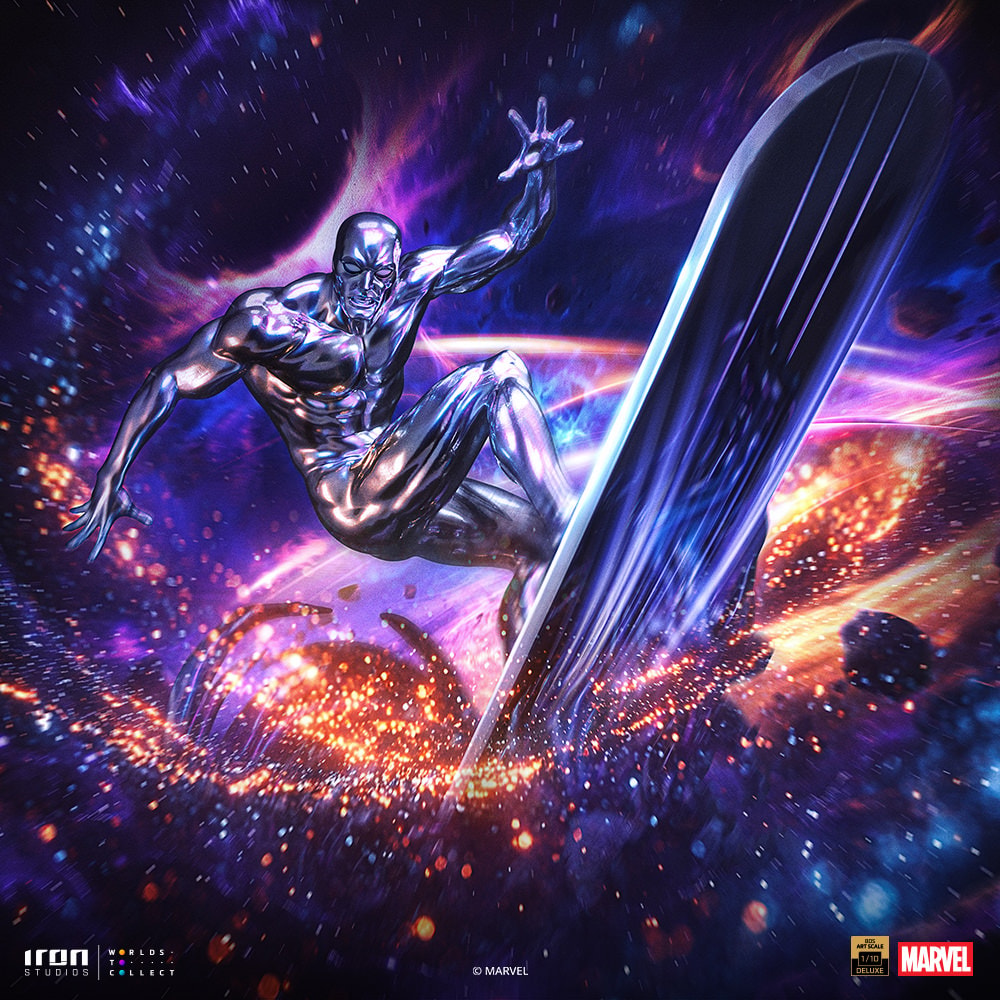 Marvel Silver Surfer Deluxe 1:10 Scale Statue  (Prototype Shown) View 1