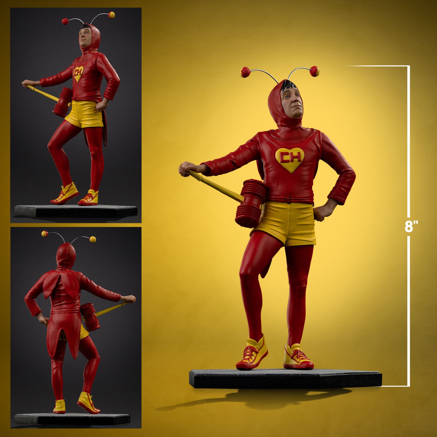 El Chapulin Colorado Chapolin Colorado 1:10 Scale Statue  (Prototype Shown) View 2