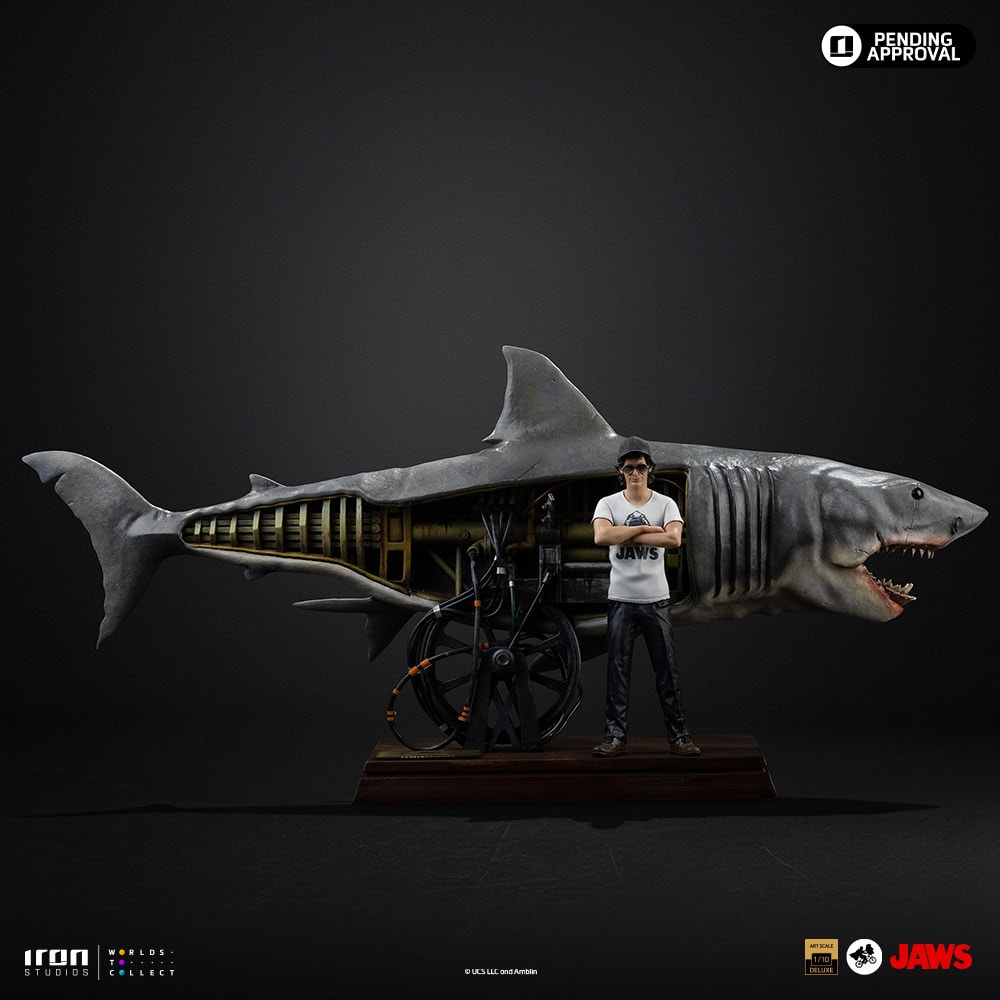Jaws Steven Spielberg (Jaws 50th Anniversary) Deluxe 1:10 Scale Statue  (Prototype Shown) View 11
