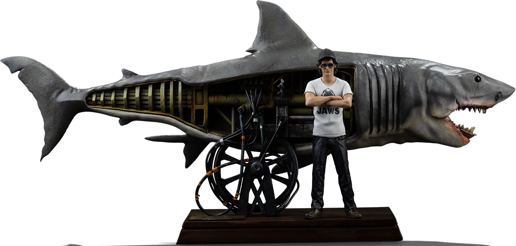 Jaws Steven Spielberg (Jaws 50th Anniversary) Deluxe 1:10 Scale Statue  (Prototype Shown) View 16